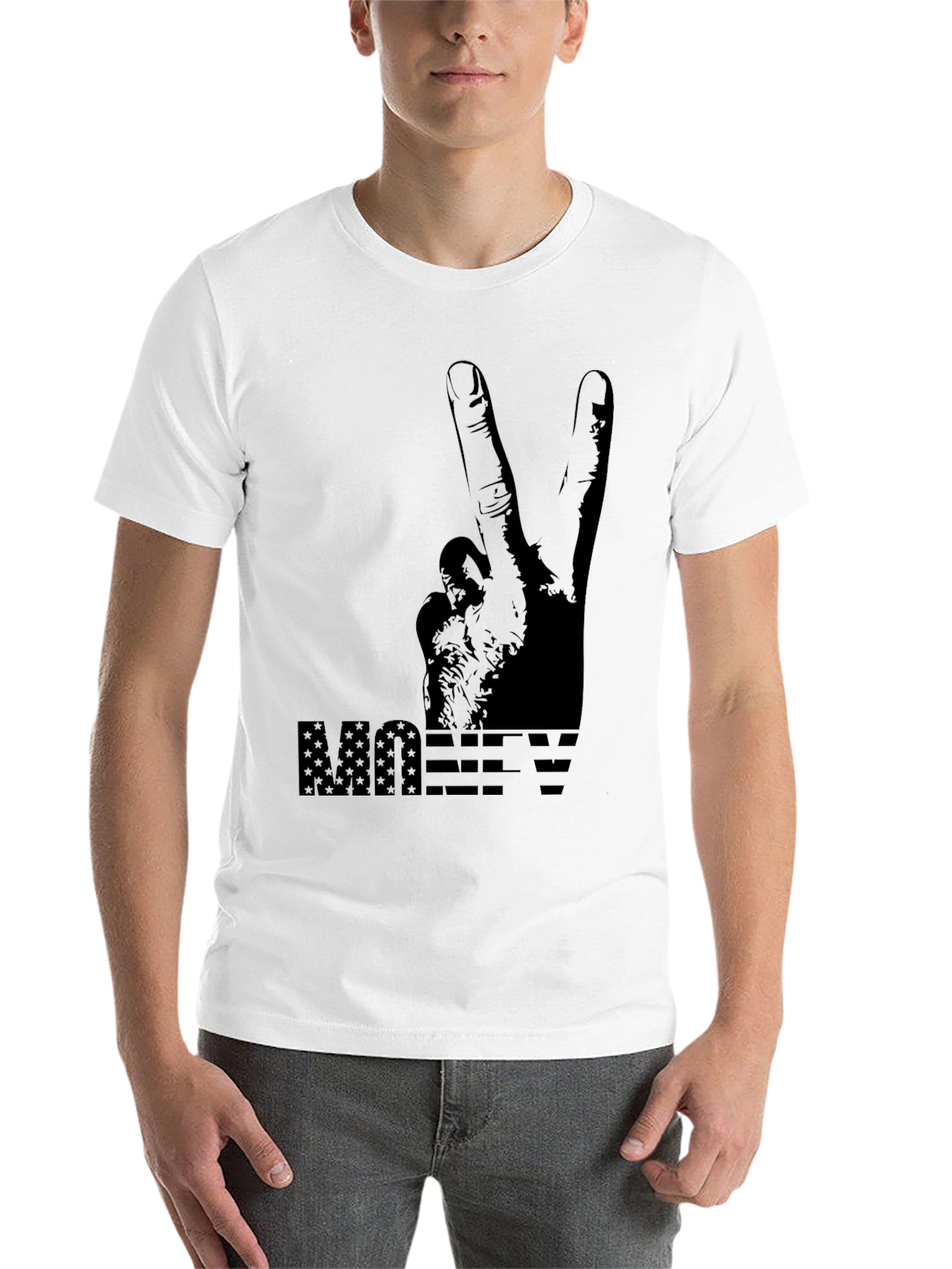 Peace Money T-Shirt - Black Graphic Tee - 14