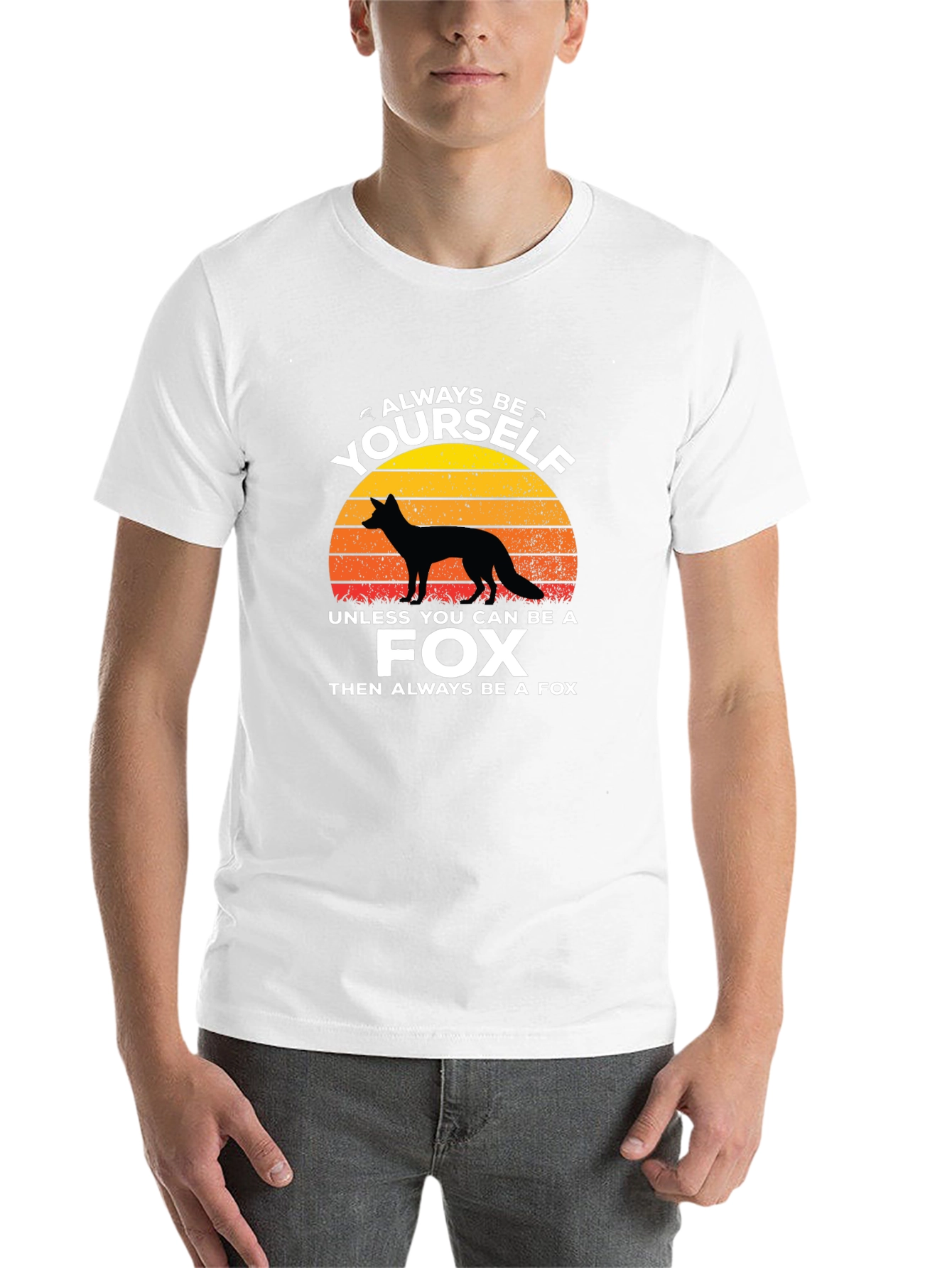 Black Always Be Yourself Unless You Can Be a Fox T-Shirt view 14