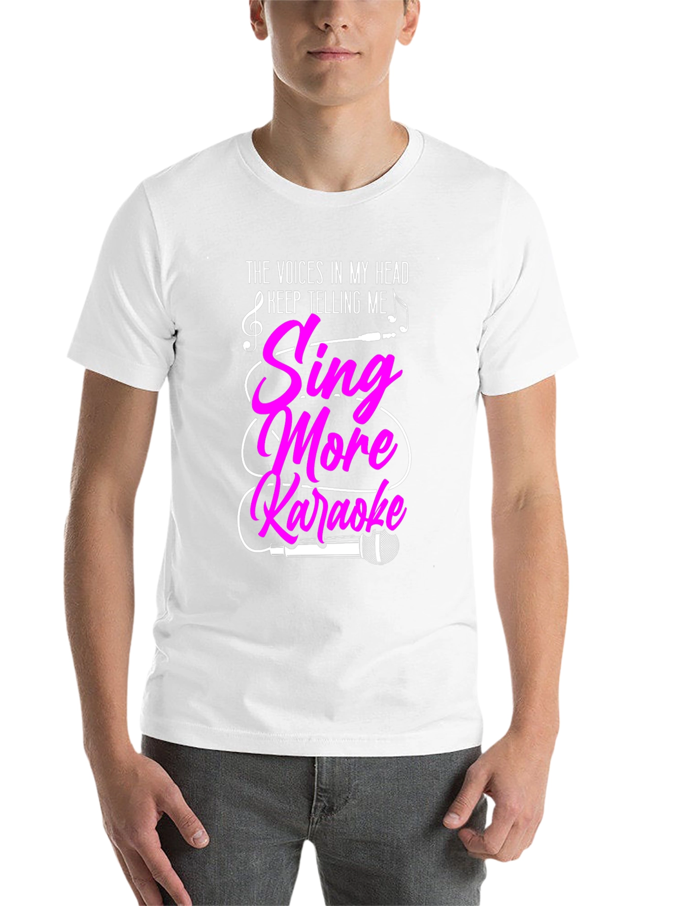 Black Sing More Karaoke Graphic T-Shirt view 14