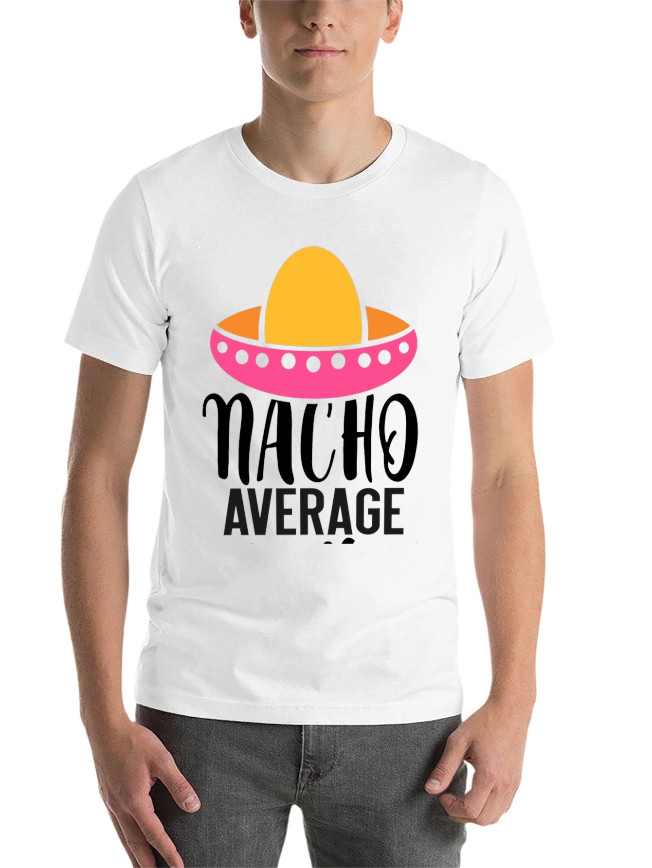 Black Nacho Average Graphic Tee - Funny Fiesta Shirt view 14