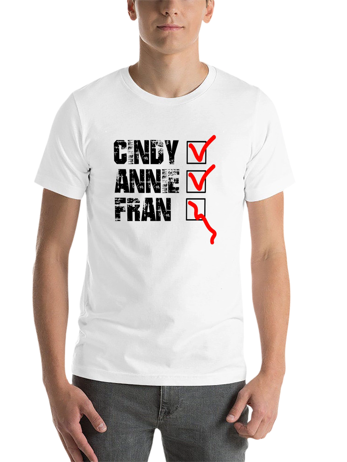 Black Cindy Anne Fran T-Shirt - Black Graphic Tee view 14
