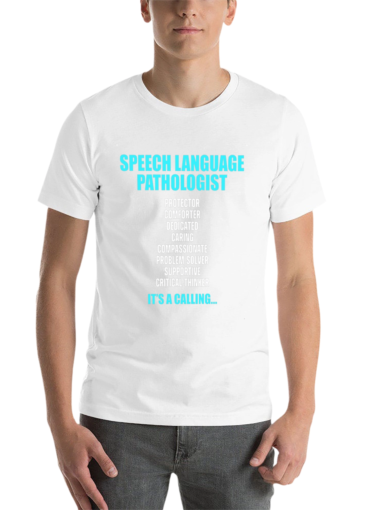 Black Speech Language Pathologist T-Shirt view 14