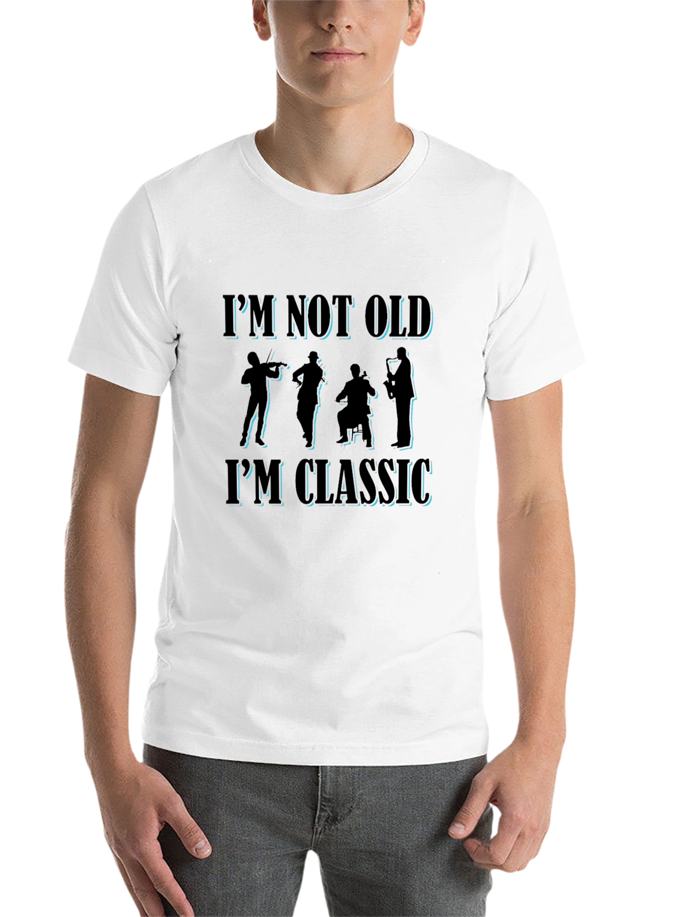 Black I'm Not Old I'm Classic T-Shirt view 14