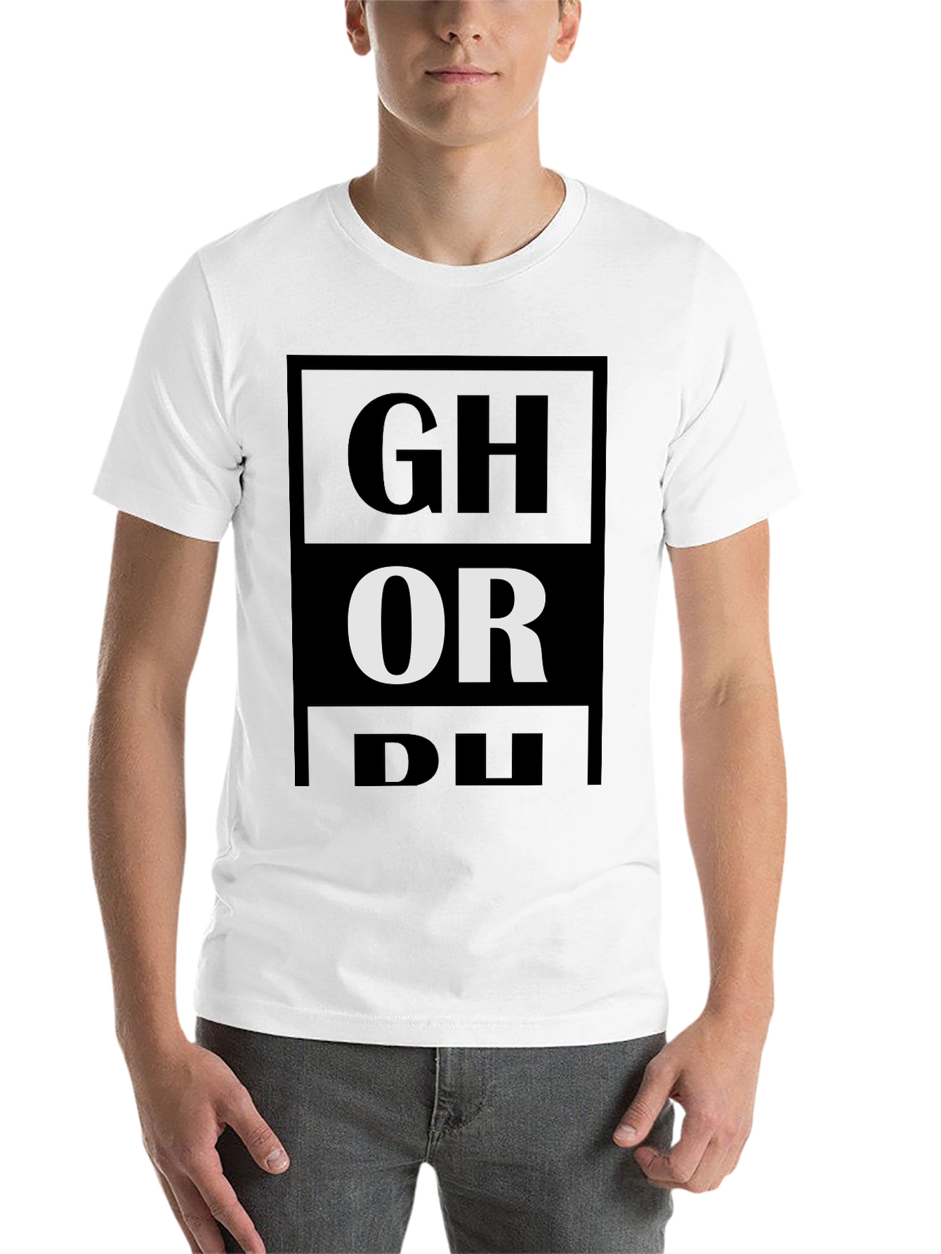 Black Ghormley T-Shirt - Black Graphic Tee view 14