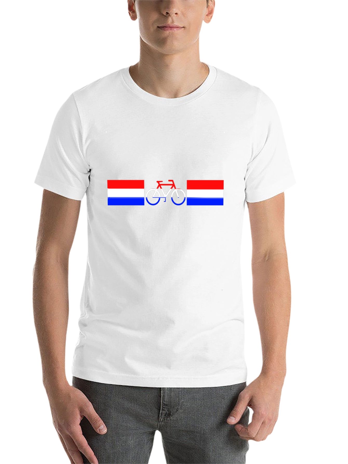 Black Dutch Bicycle T-Shirt - Unique Design view 14