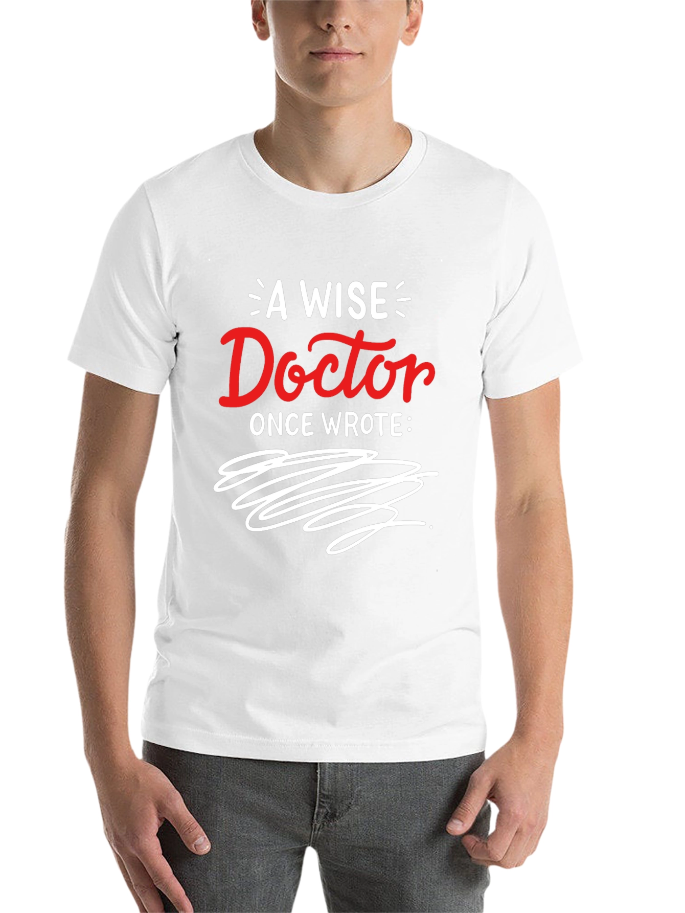 Black A Wise Doctor Graphic T-Shirt view 14