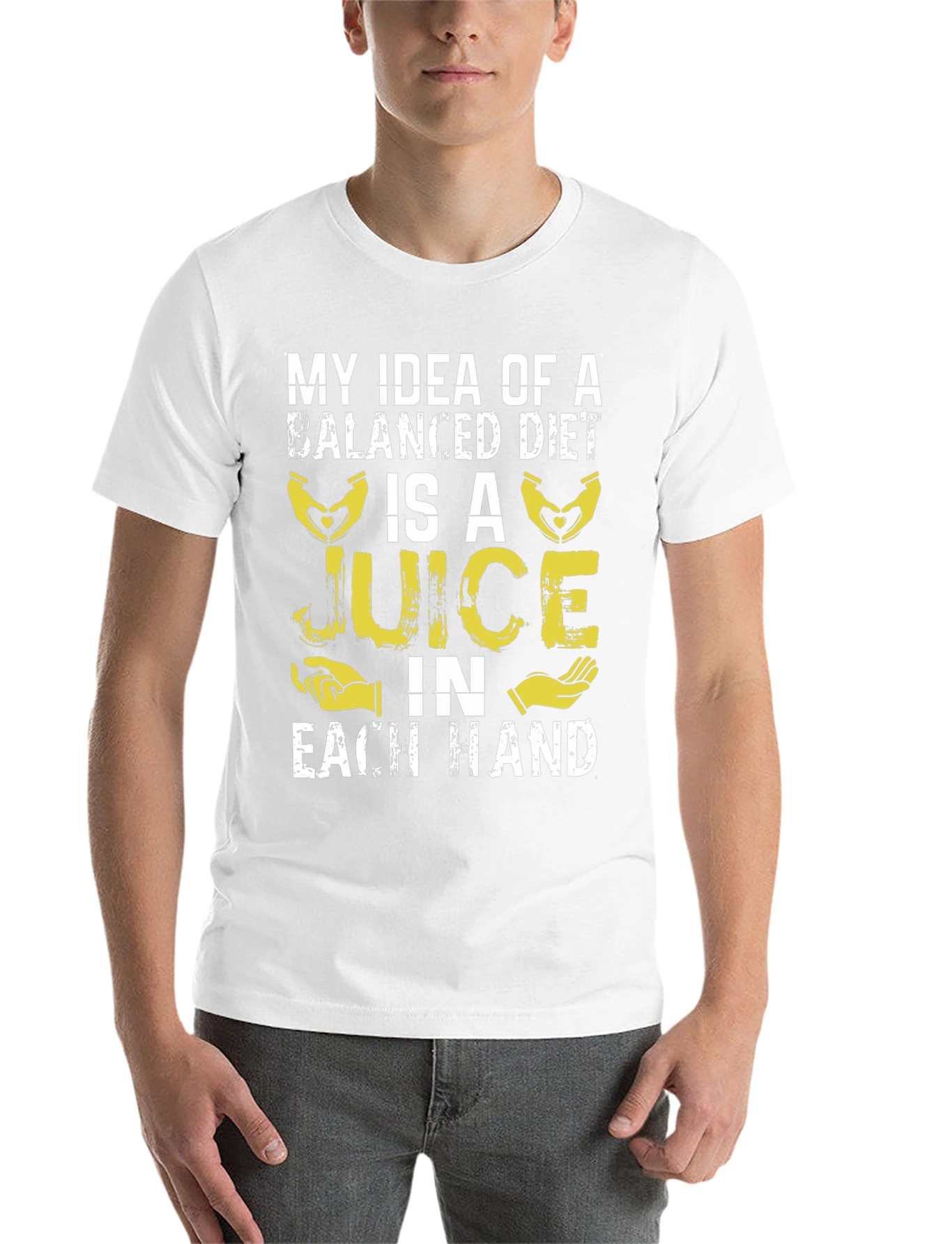 Black Balanced Diet Juice T-Shirt view 14