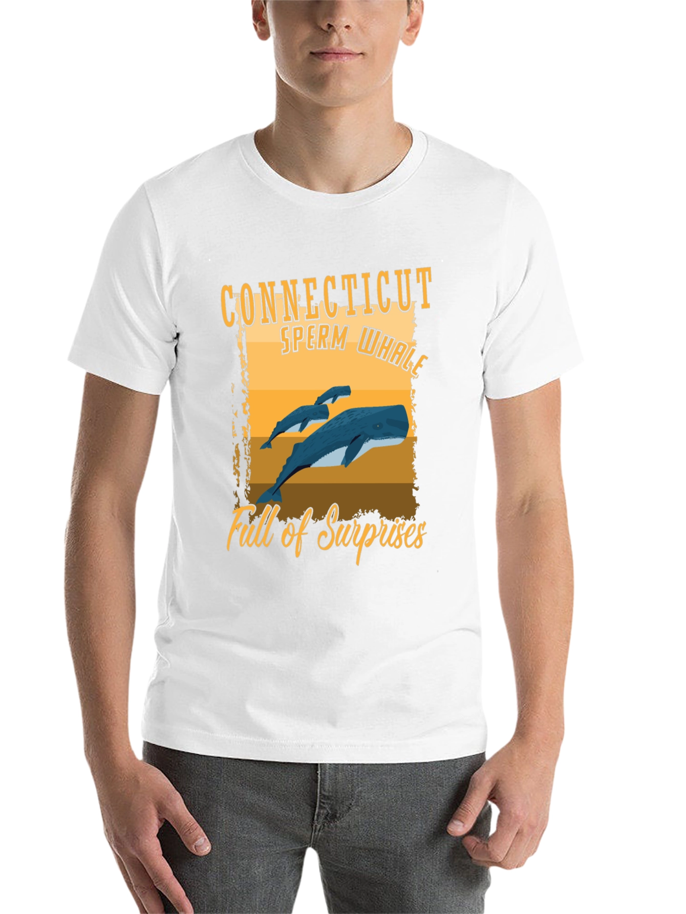Black Connecticut Sperm Whale T-Shirt: Full of Surprises  view 14