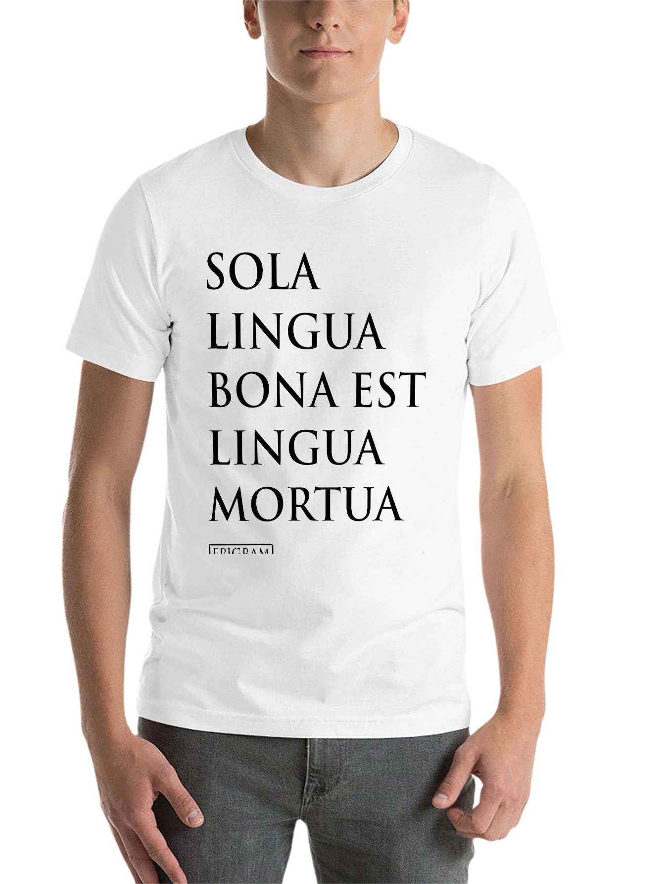 Black Sola Lingua Mortua T-Shirt view 14