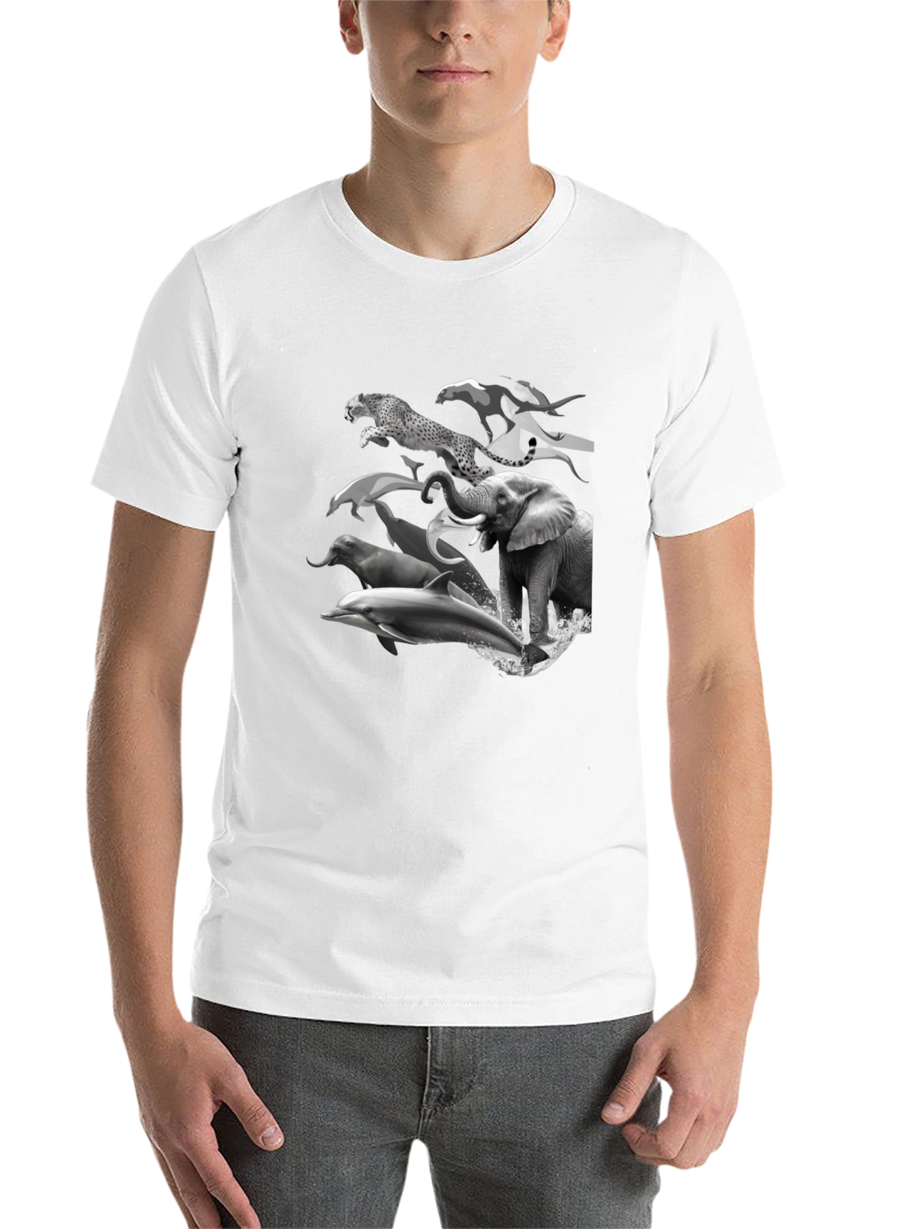 Black Animal Kingdom Black T-Shirt view 14