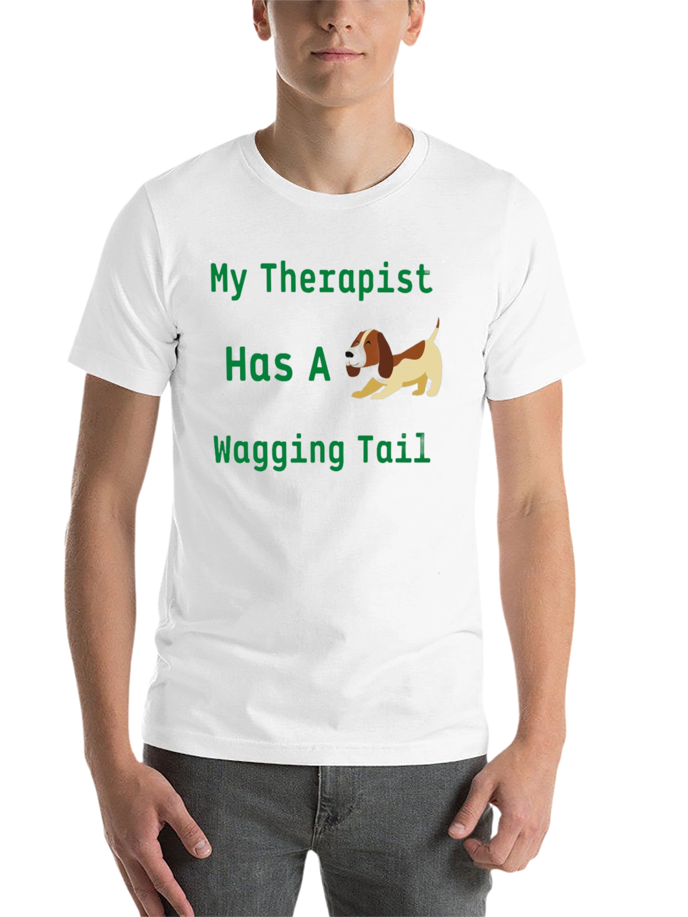 Black My Therapist Dog T-Shirt Funny Pet Lover Tee view 14