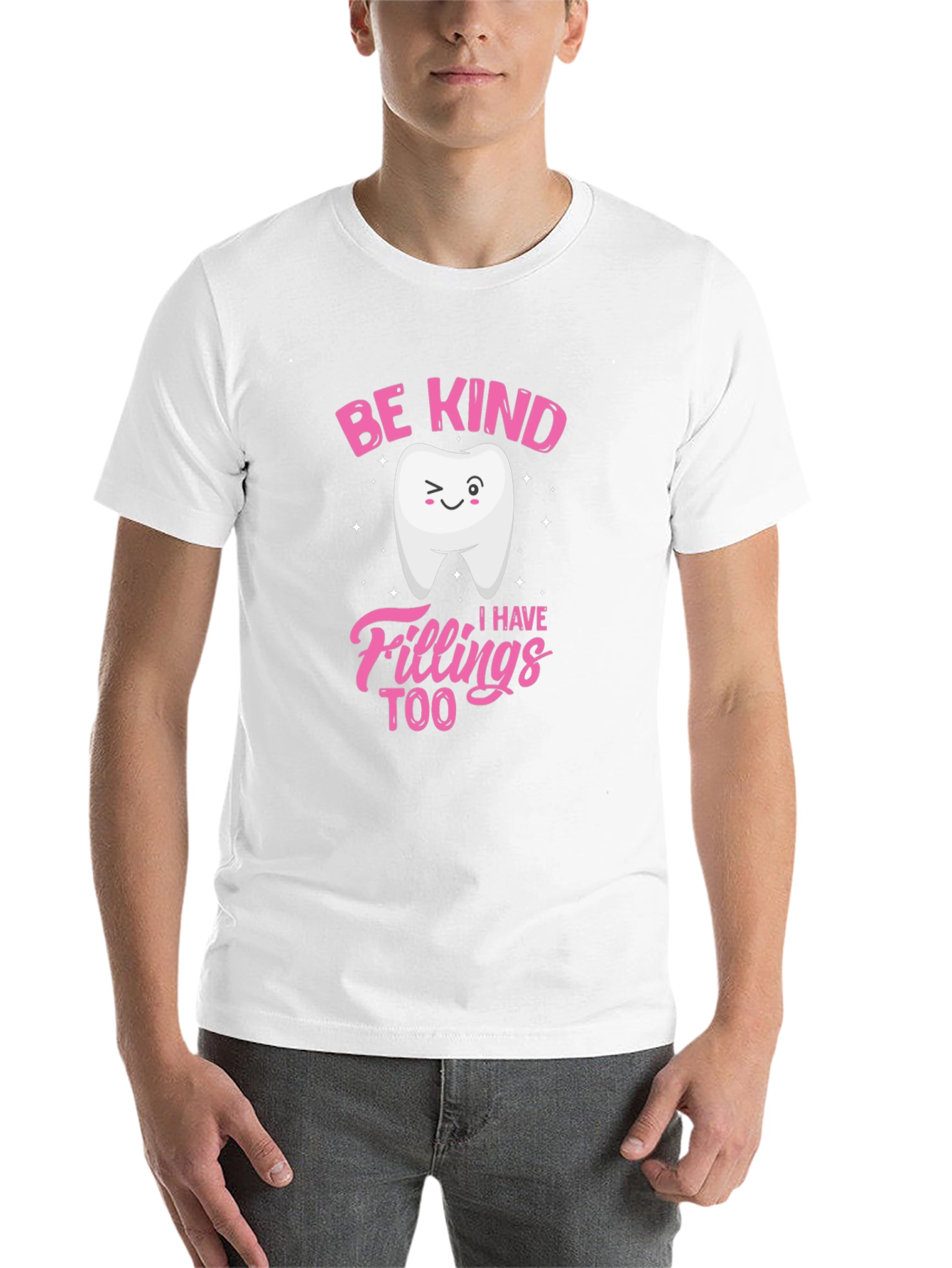Black Be Kind I Have Fillings Too T-Shirt view 14