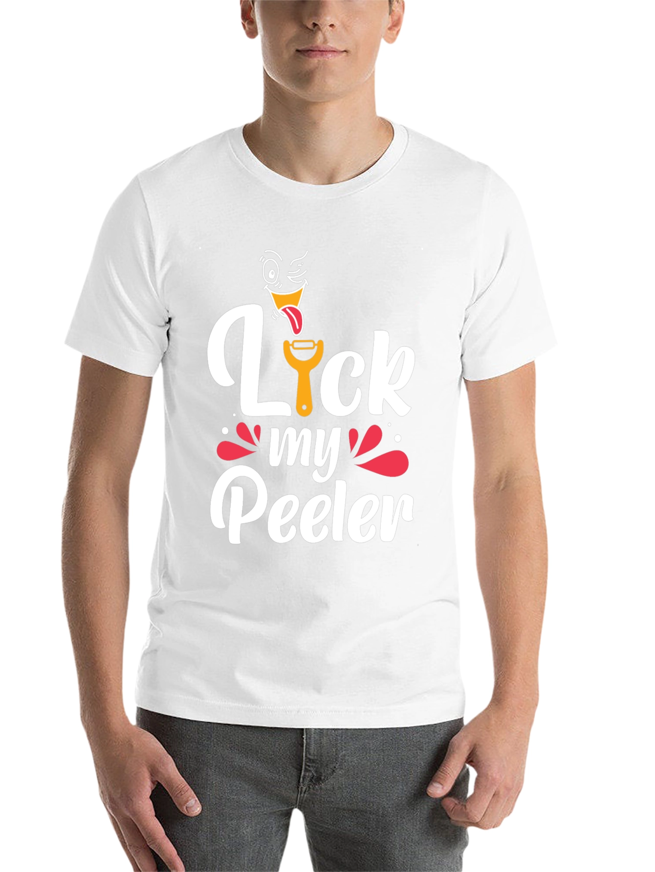 Black Lick My Peeler Graphic T-Shirt view 14