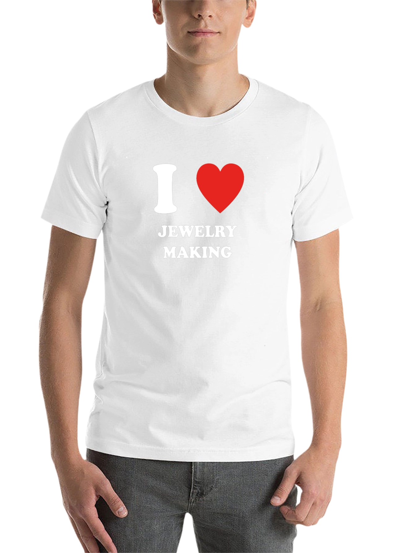 Black I Love Jewelry Making T-Shirt - Novelty Gift view 14