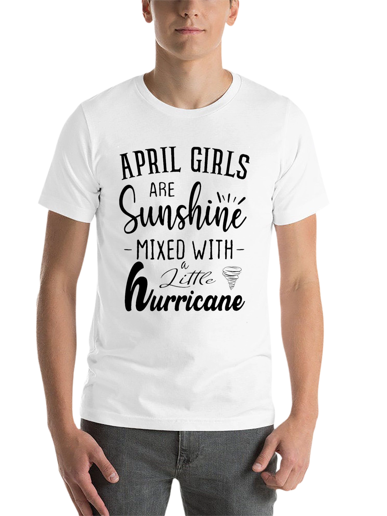 Black April Girls Sunshine Hurricane T-Shirt view 14