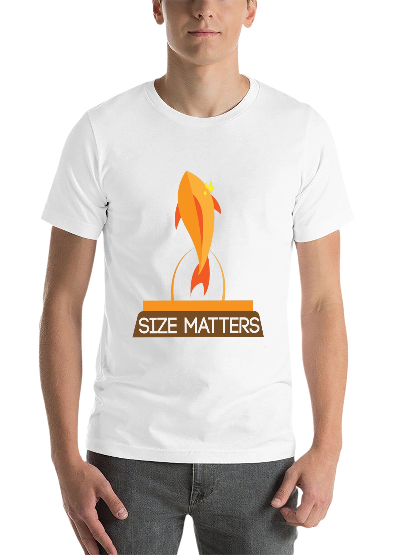 Black Size Matters Graphic Tee view 14