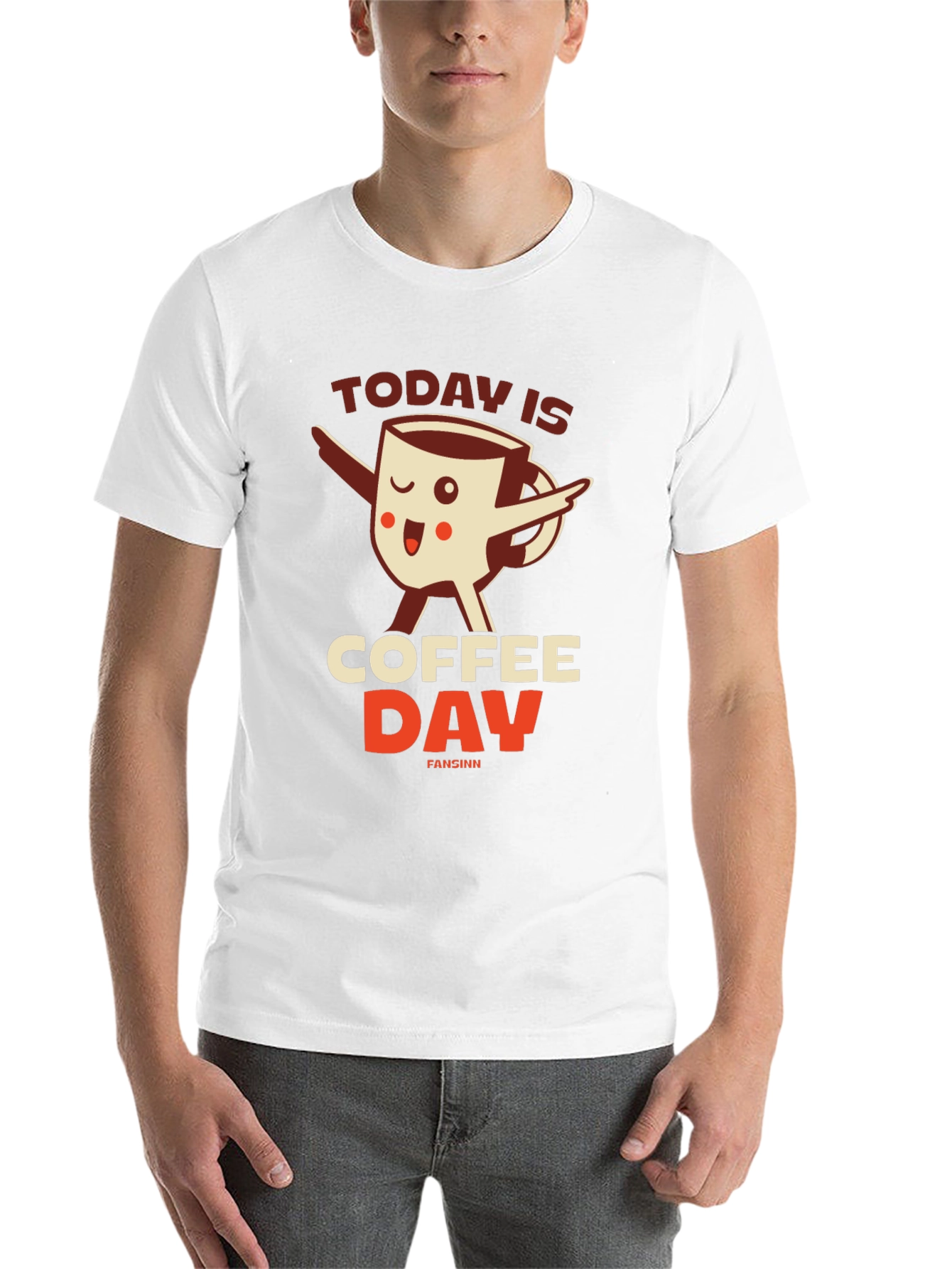 Black Coffee Day Graphic Tee - Unisex Crew Neck view 14