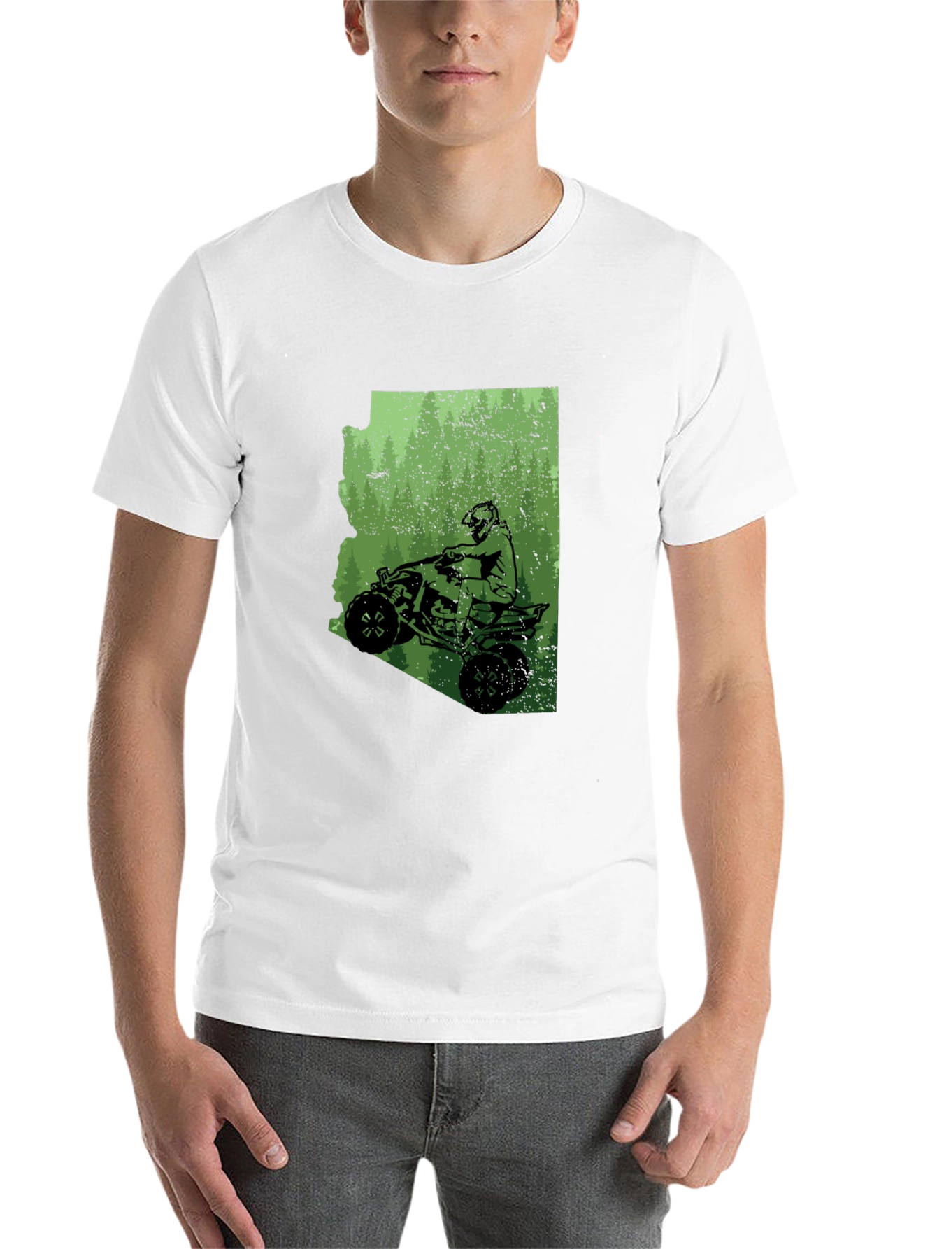 Black Arizona ATV Ride T-Shirt - Black Graphic Tee view 14