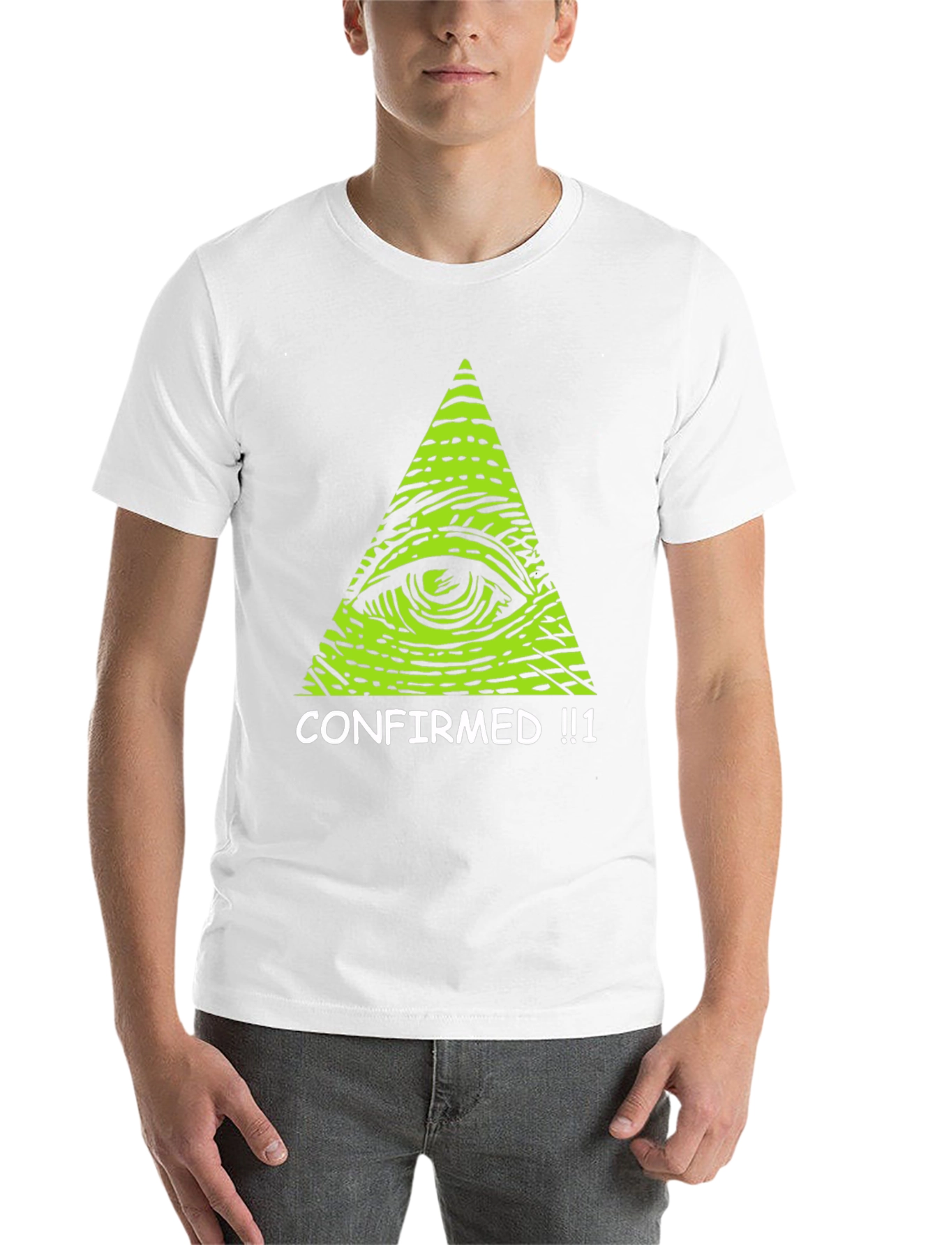 Black Illuminati Eye T-Shirt - Confirmed! Conspiracy Tee view 14