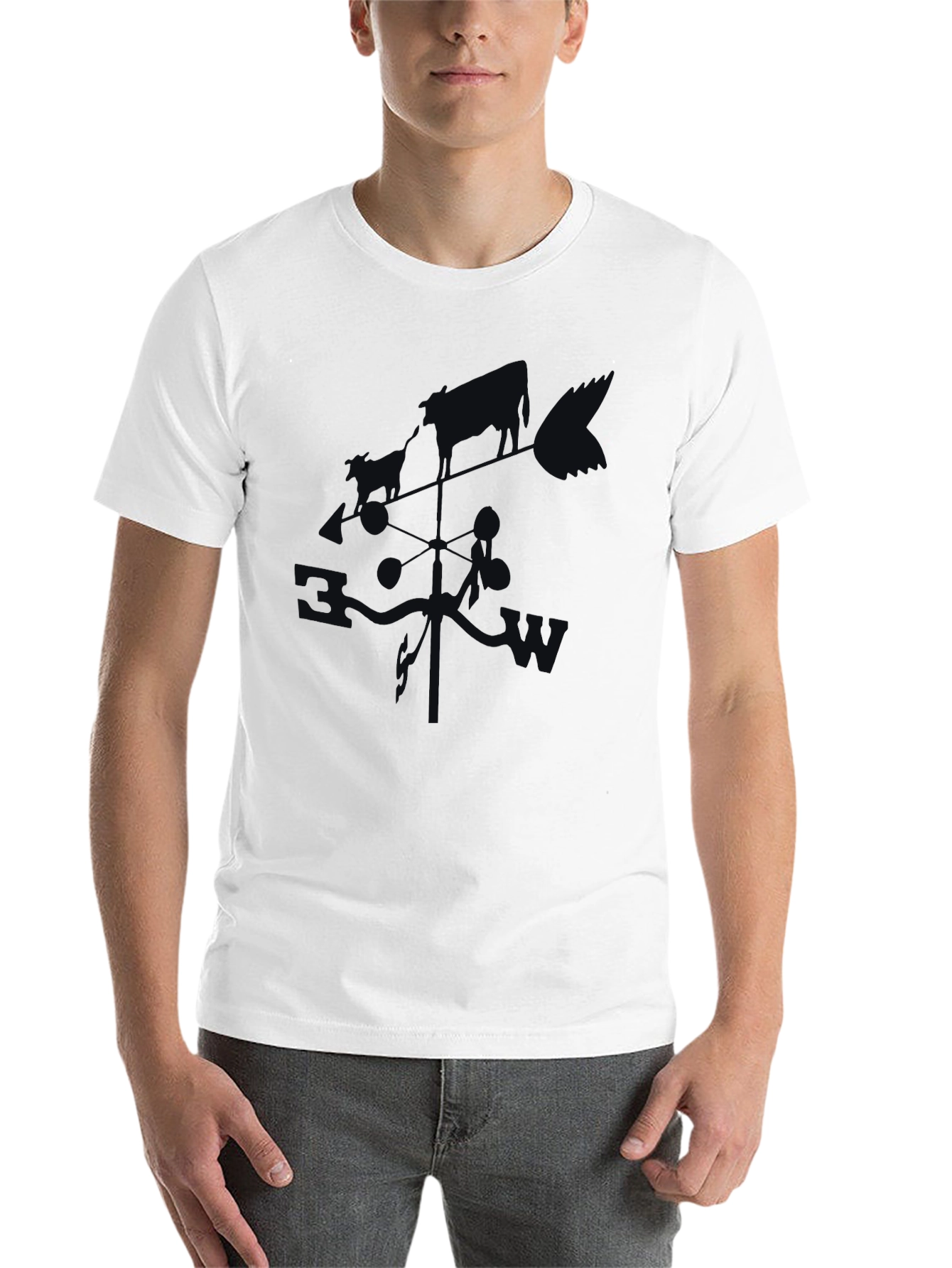 Black Modern Black Graphic Print T-Shirt view 14