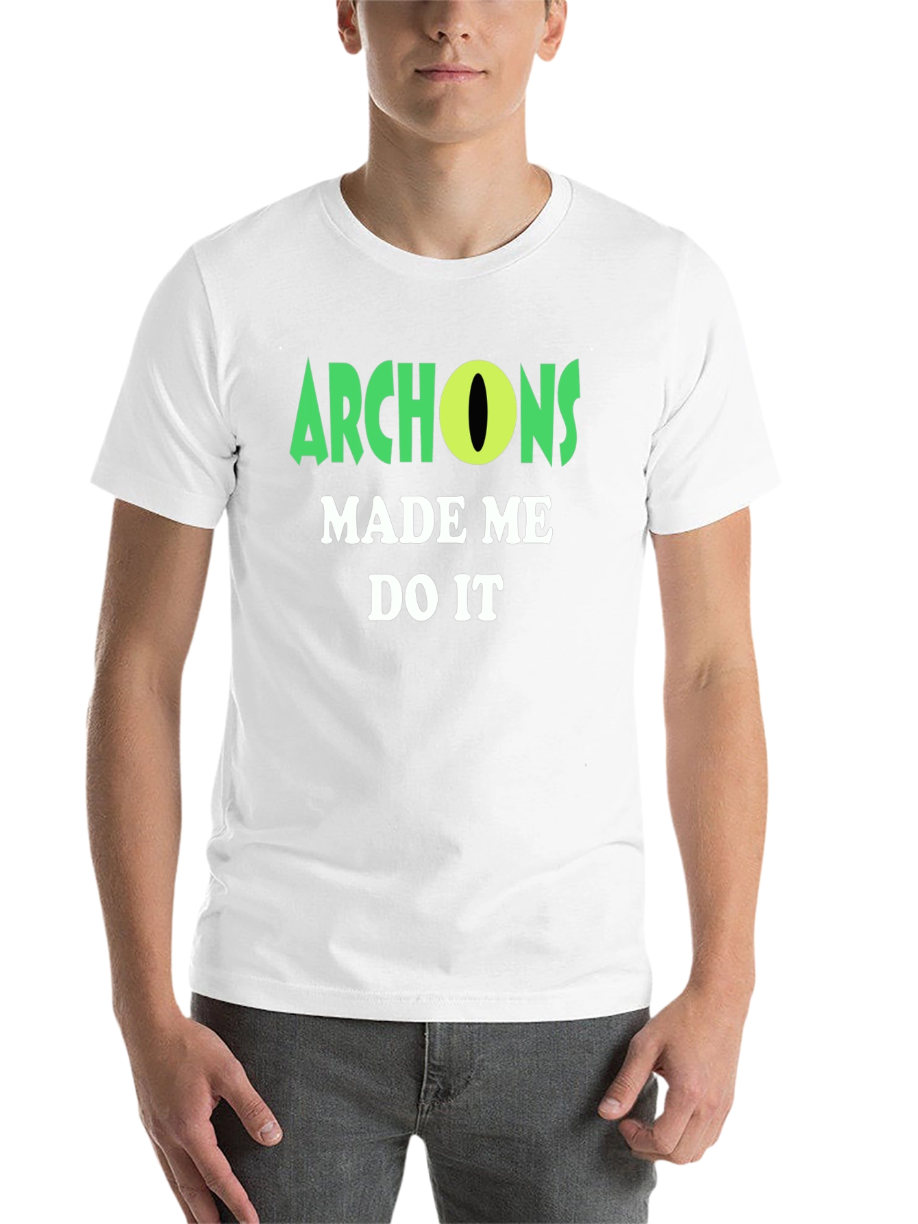 Black Archons Made Me Do It T-Shirt view 14