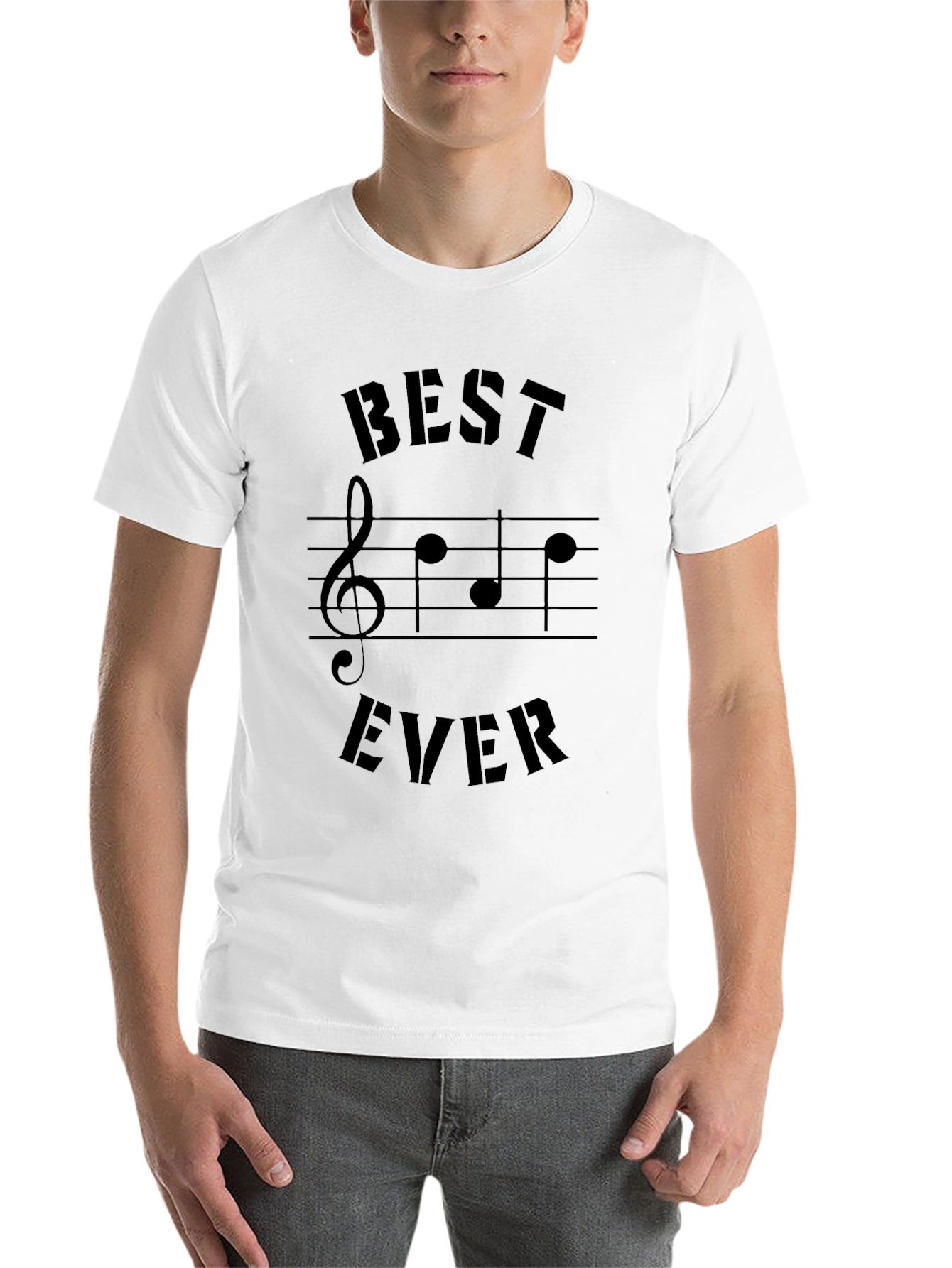 Black Best Ever Music T-Shirt - Short Sleeve Black Tee view 14