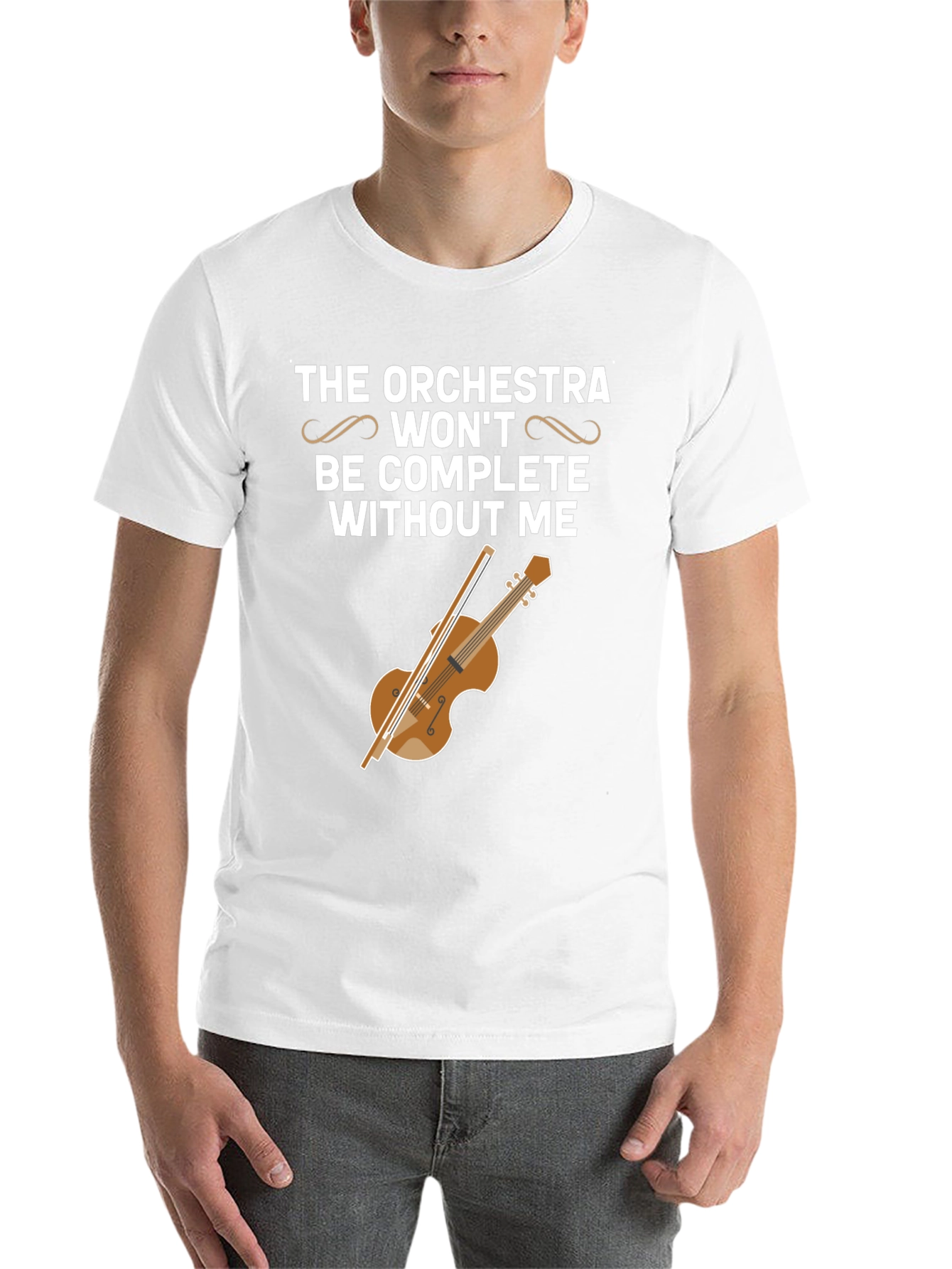 Black Orchestra Violin T-Shirt - Funny Musician Tee view 14