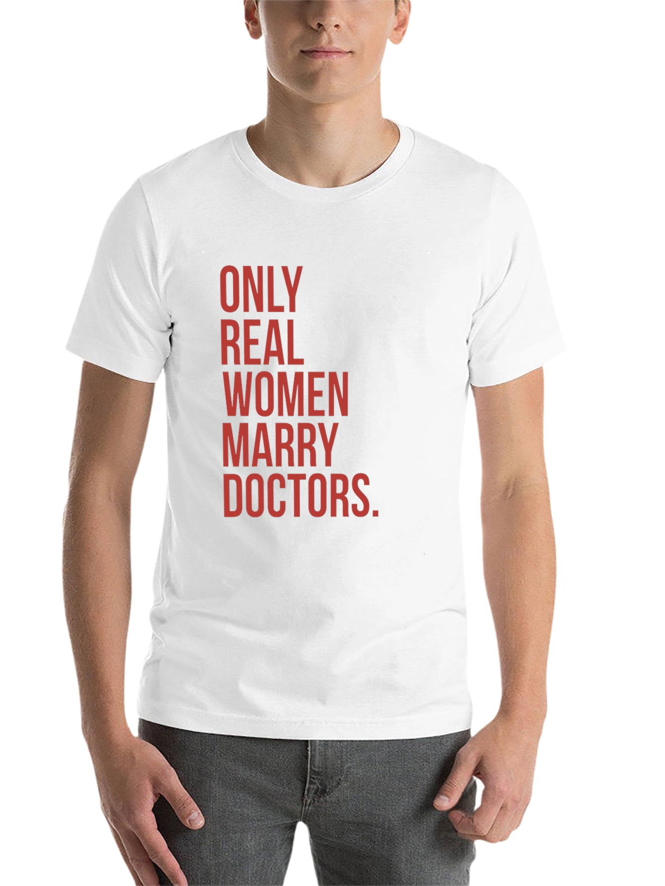 Black Only Real Women Marry Doctors Graphic Tee view 14
