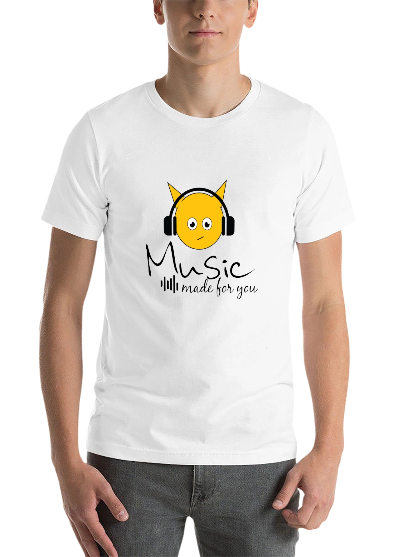 Black Music Made For You Black T-Shirt view 14