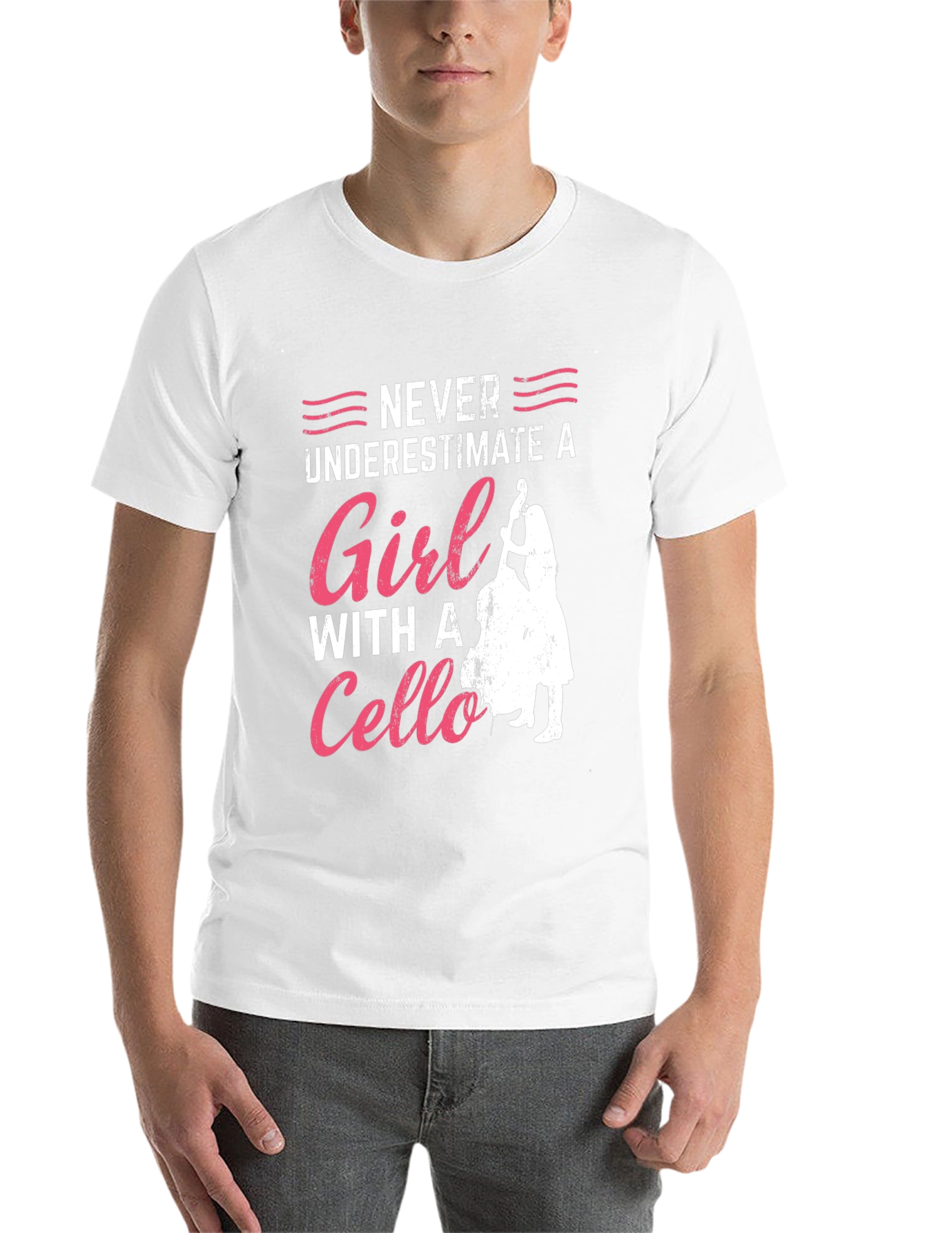 Black Never Underestimate A Girl With a Cello T-Shirt view 14