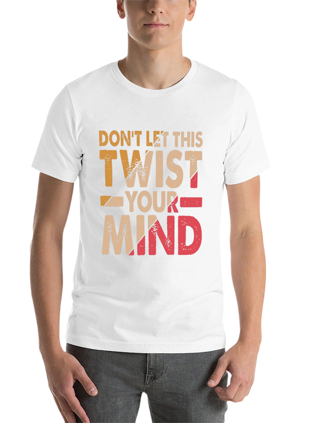 Black Don't Let This Twist Your Mind Graphic Tee view 14