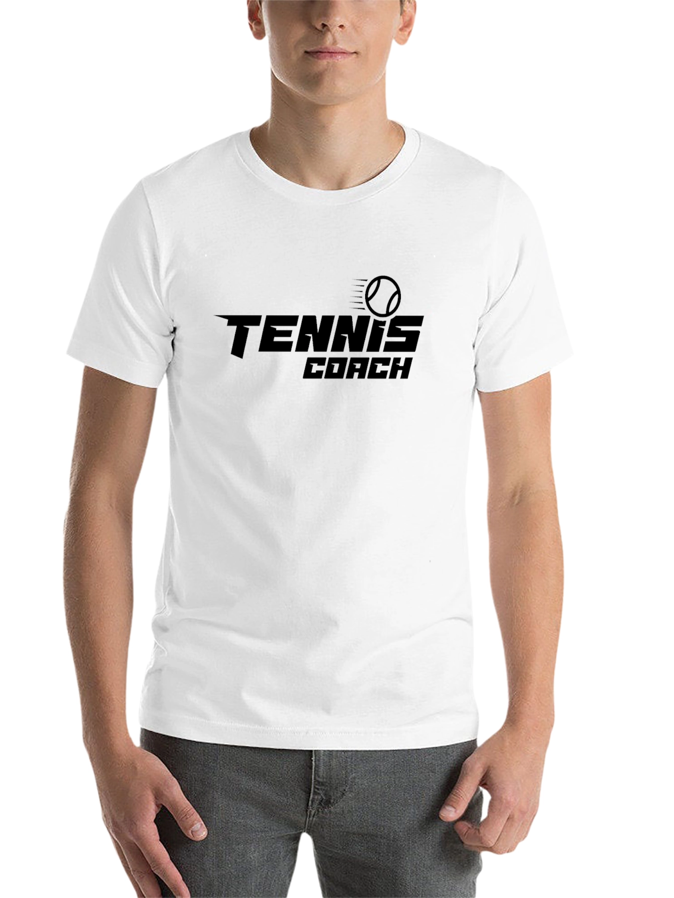 Black Tennis Coach T-Shirt - Stylish Athletic Apparel view 14