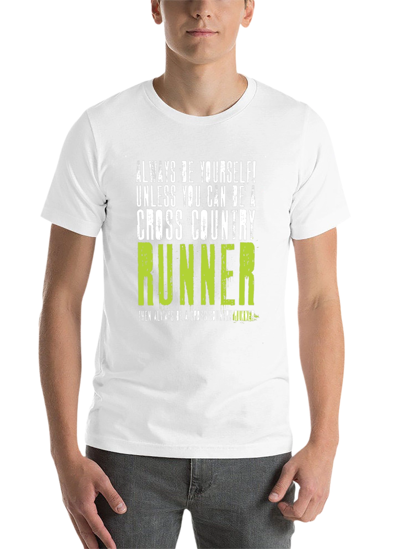 Black Cross Country Runner Graphic T-Shirt view 14