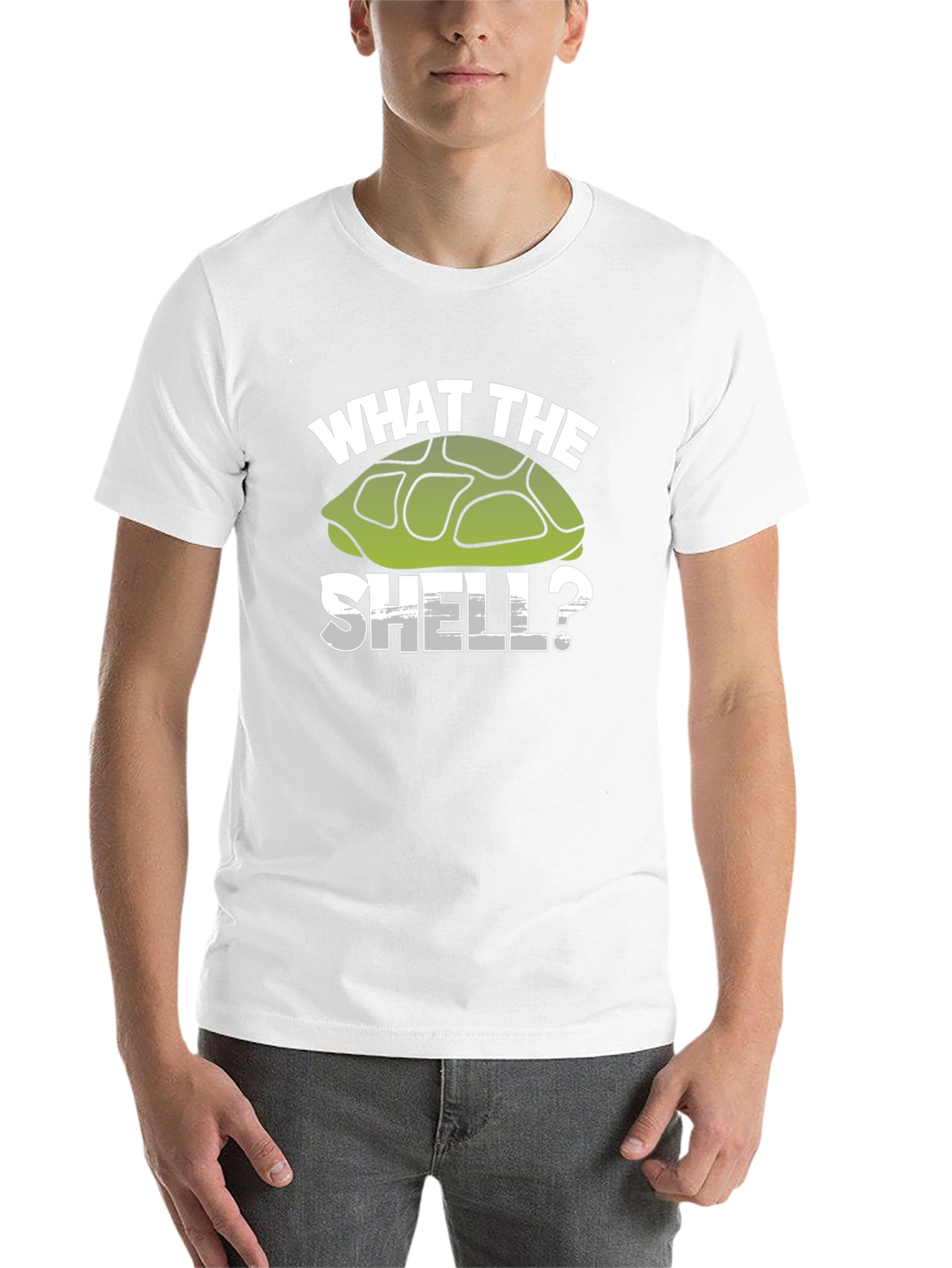Black What the Shell? Turtle Graphic T-Shirt view 14