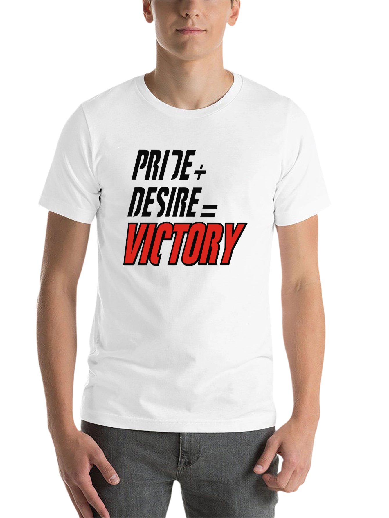 Black Pride Desire Victory Graphic T-Shirt view 14