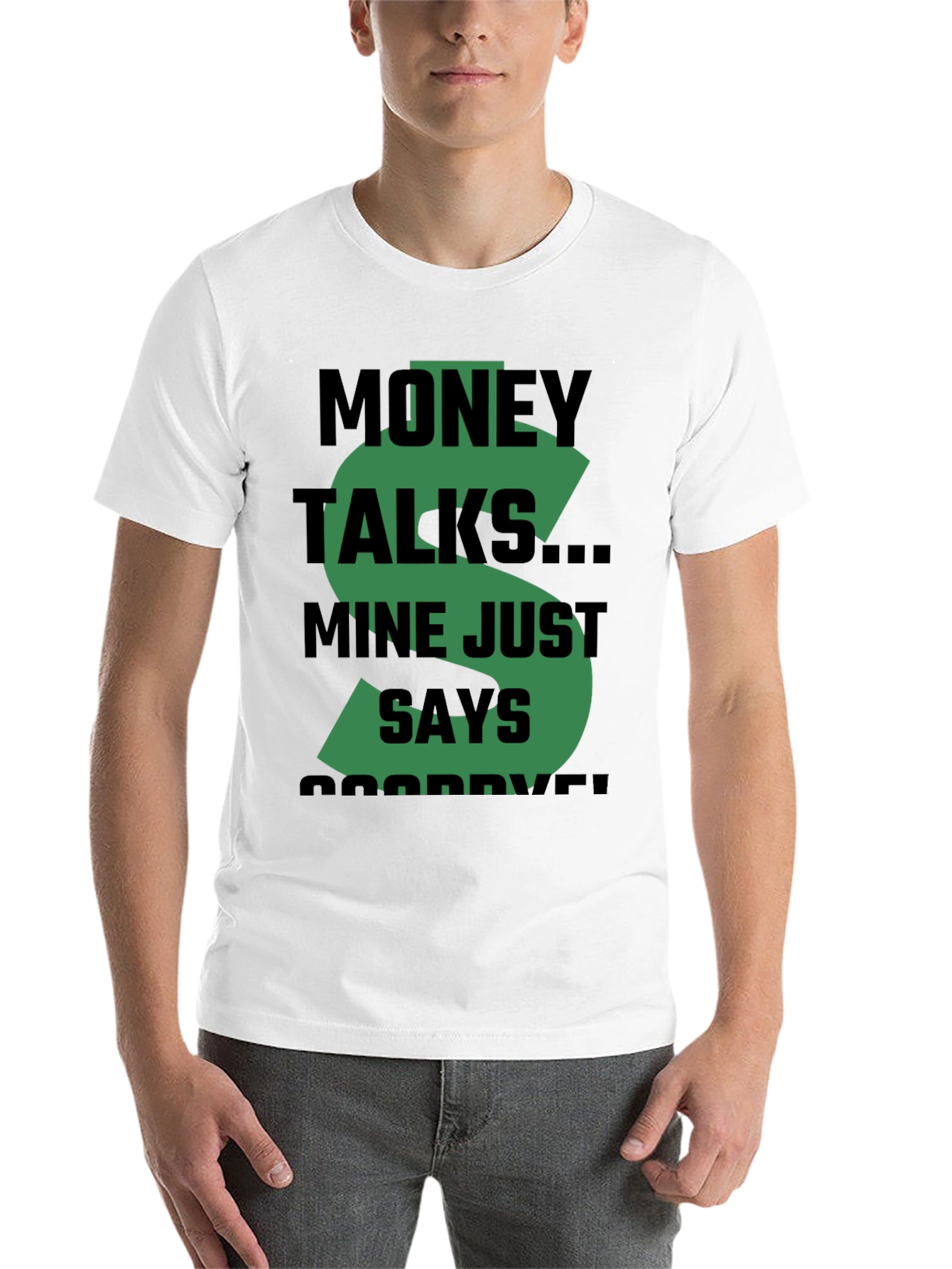 Black Money Talks Graphic T-Shirt view 14