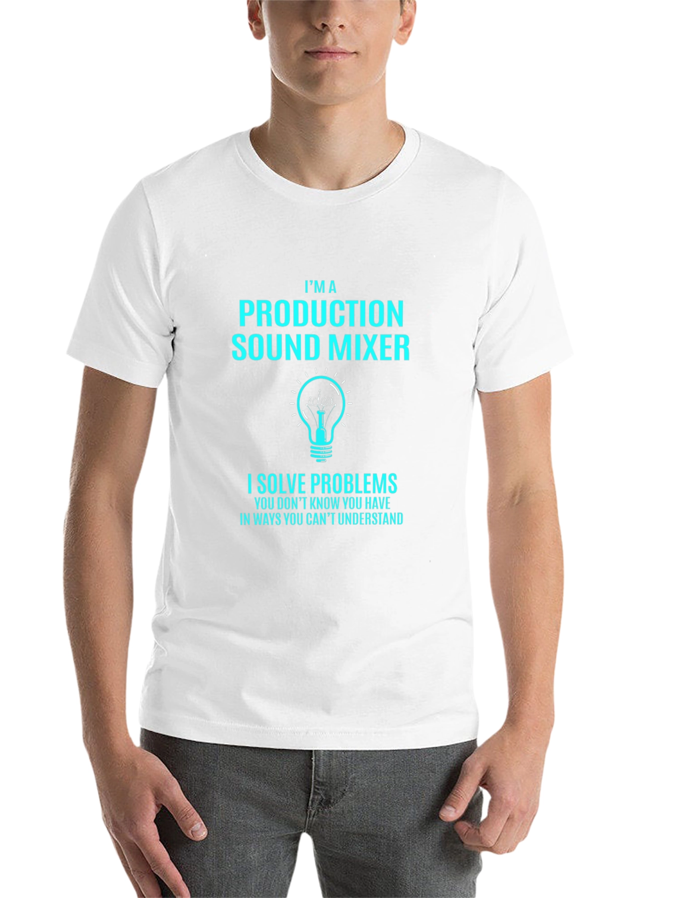 Black Production Sound Mixer Graphic Tee Shirt view 14