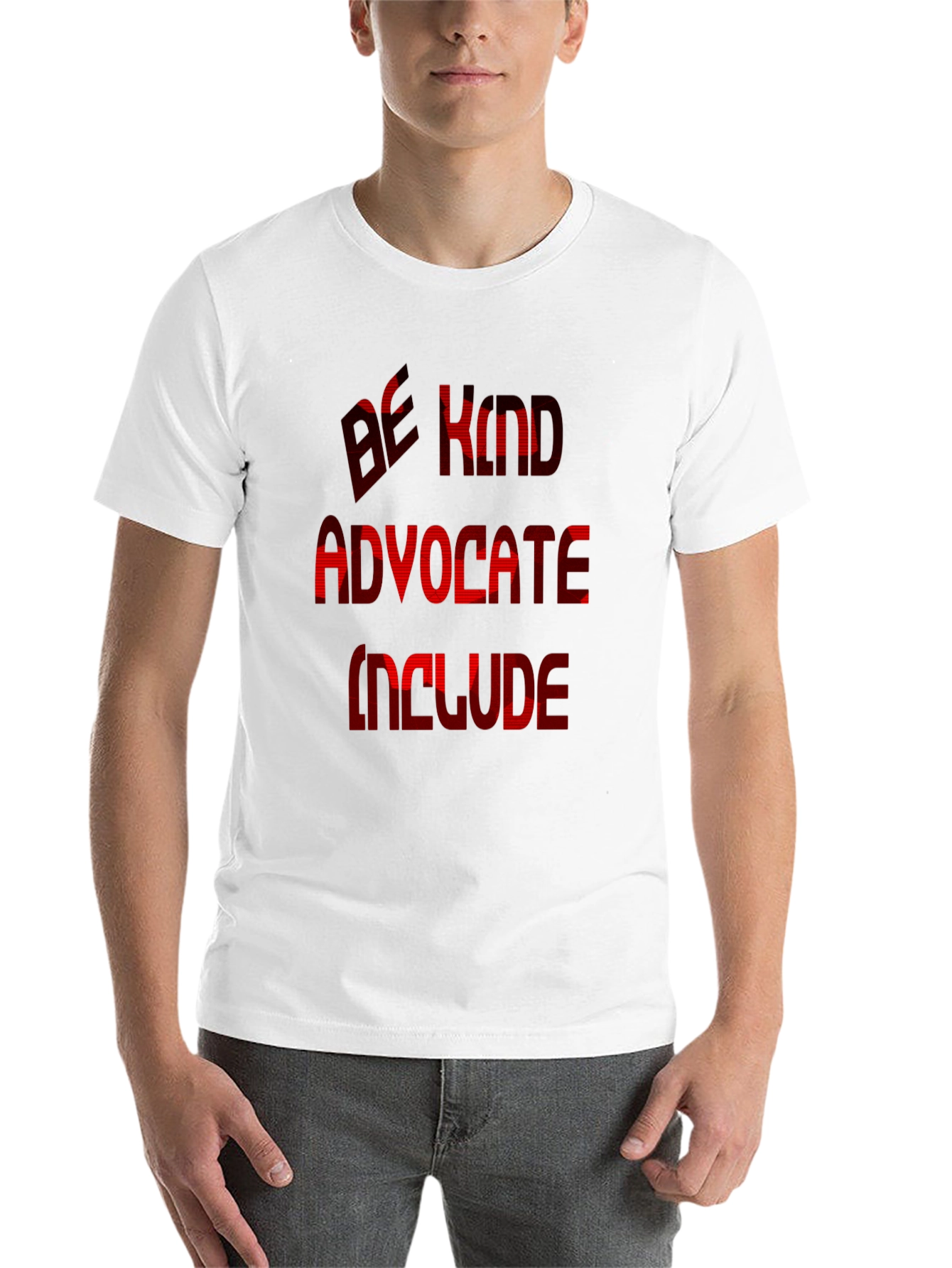 Black Be Kind Advocate Include Black Graphic T-Shirt view 14