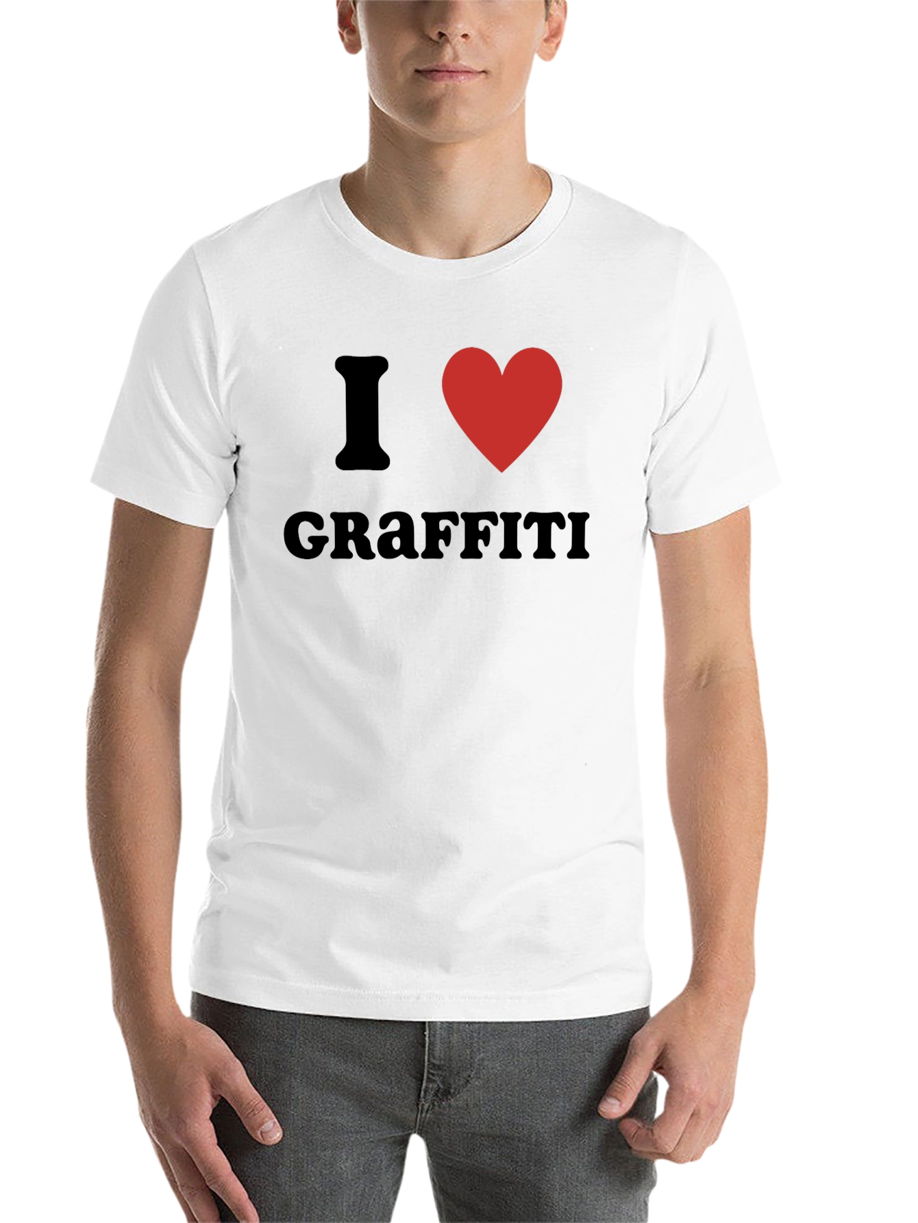 Black I Heart Graffiti Black Tee view 14
