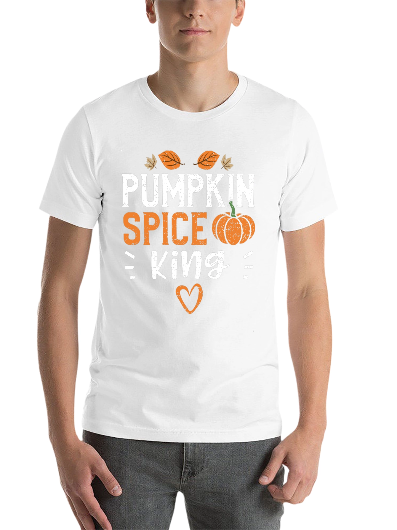 Black Pumpkin Spice King Graphic T-Shirt view 14