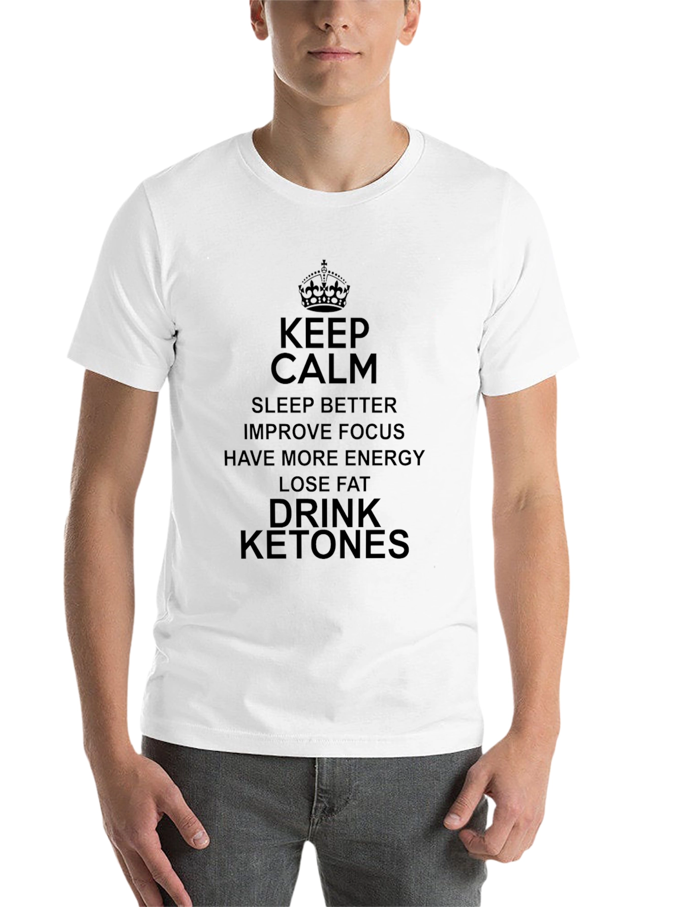 Keep Calm Drink Ketones T-Shirt - 14