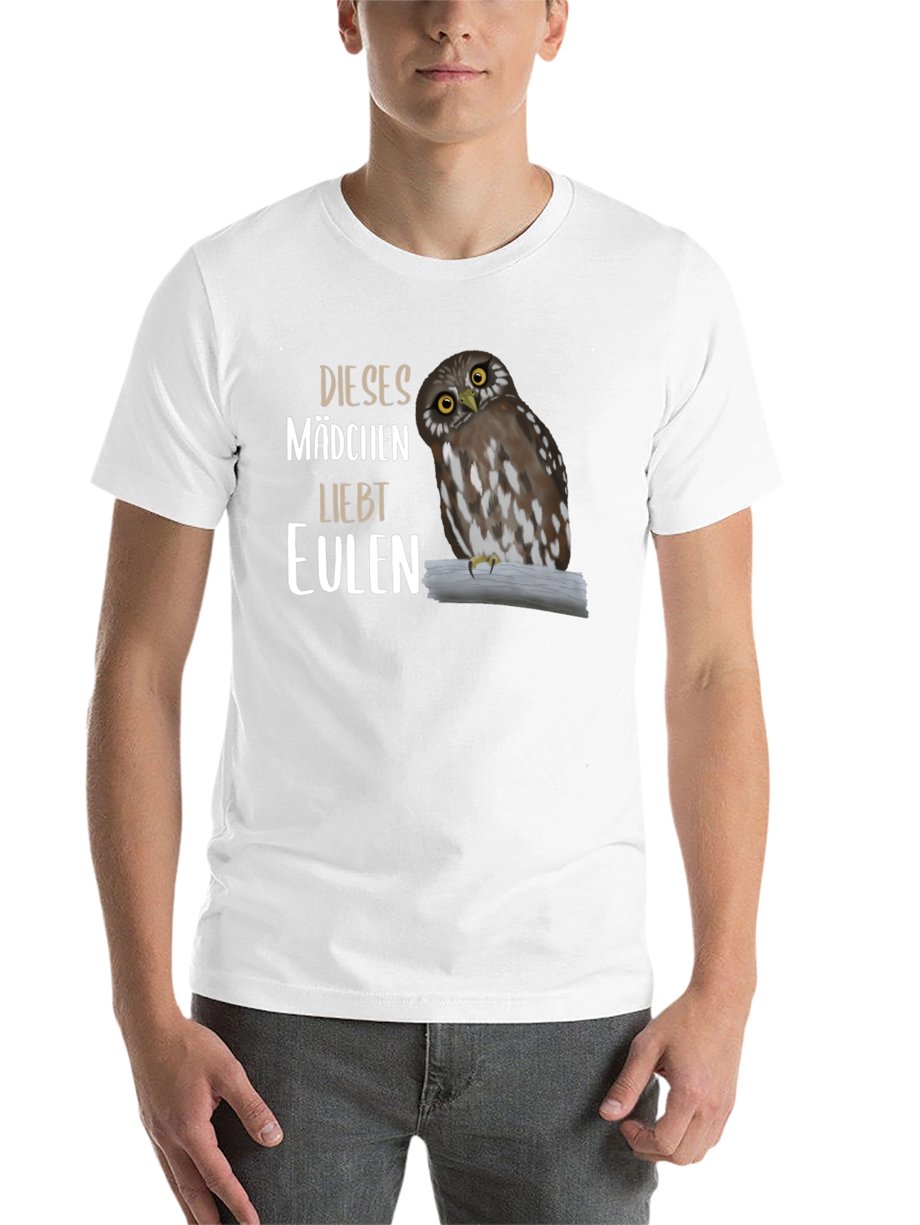 Black Owl Lover T-Shirt - Dieses Madchen Liebt Eulen view 14