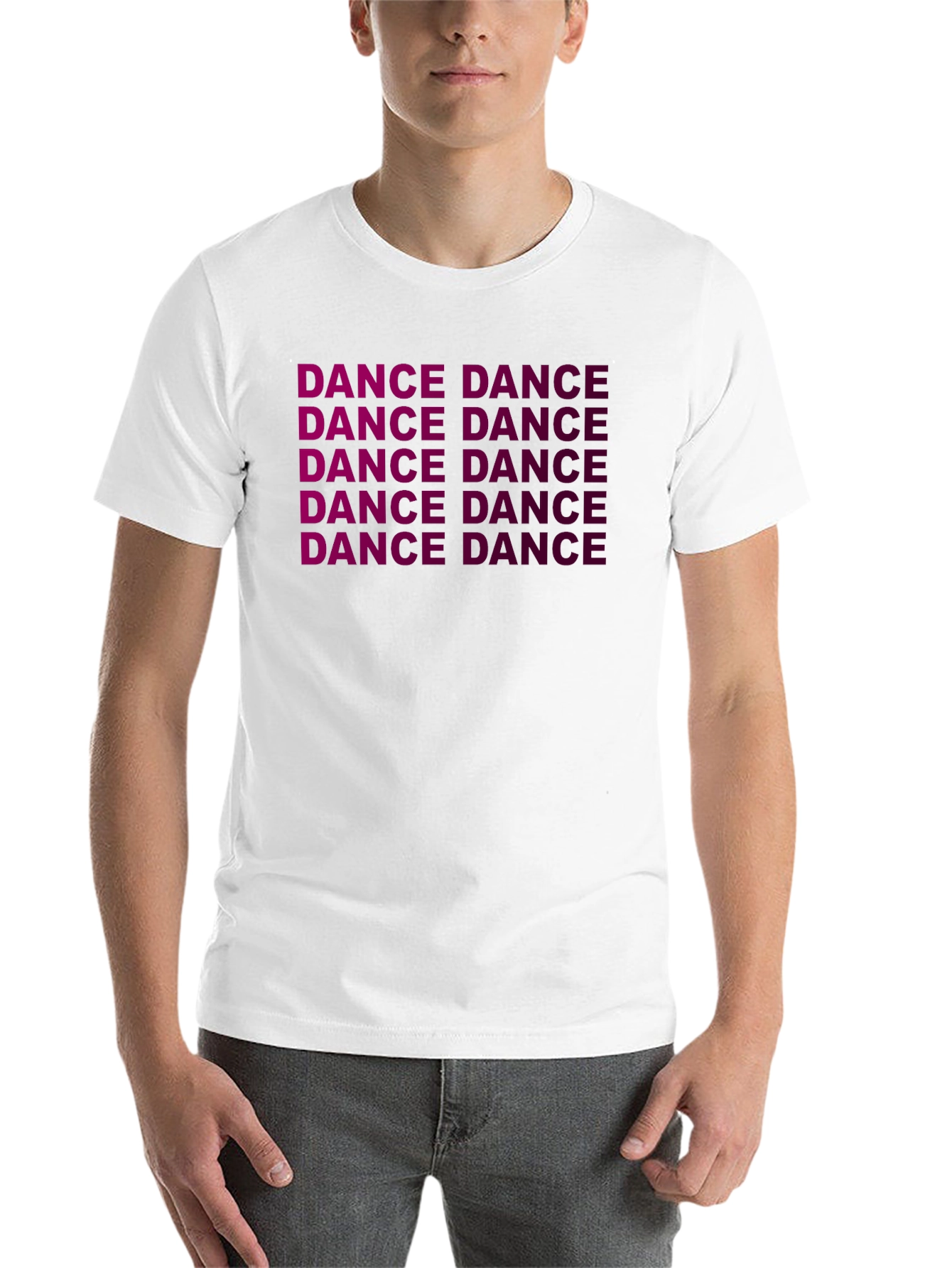 Black Dance Repeat Graphic Tee - Stylish Unisex T-Shirt view 14