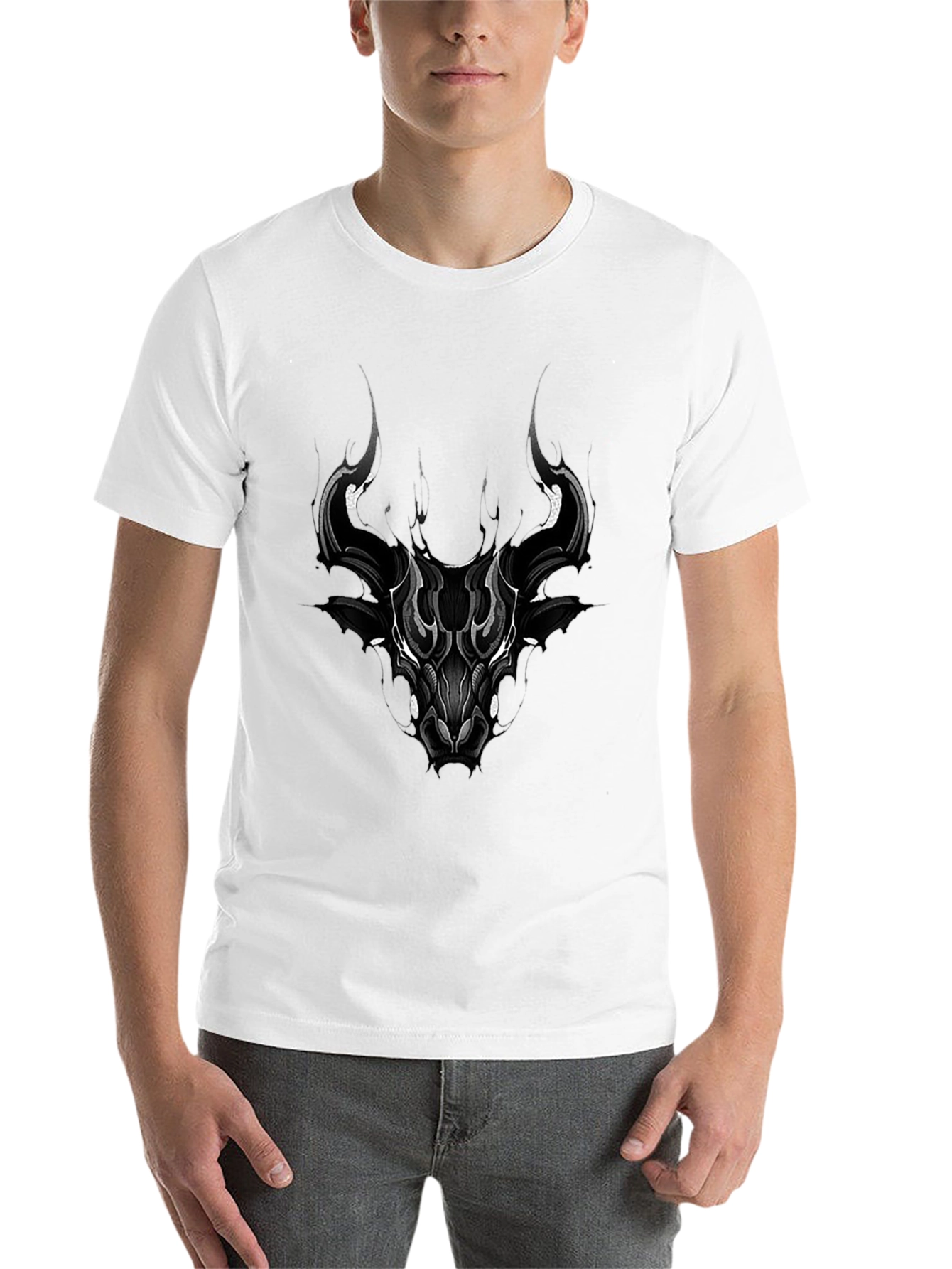 Bull Graphic Black T-Shirt - 14