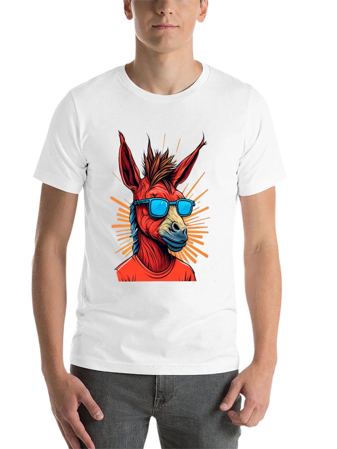 Black Cool Donkey Tee: Stylish & Unique Graphic T-Shirt view 14