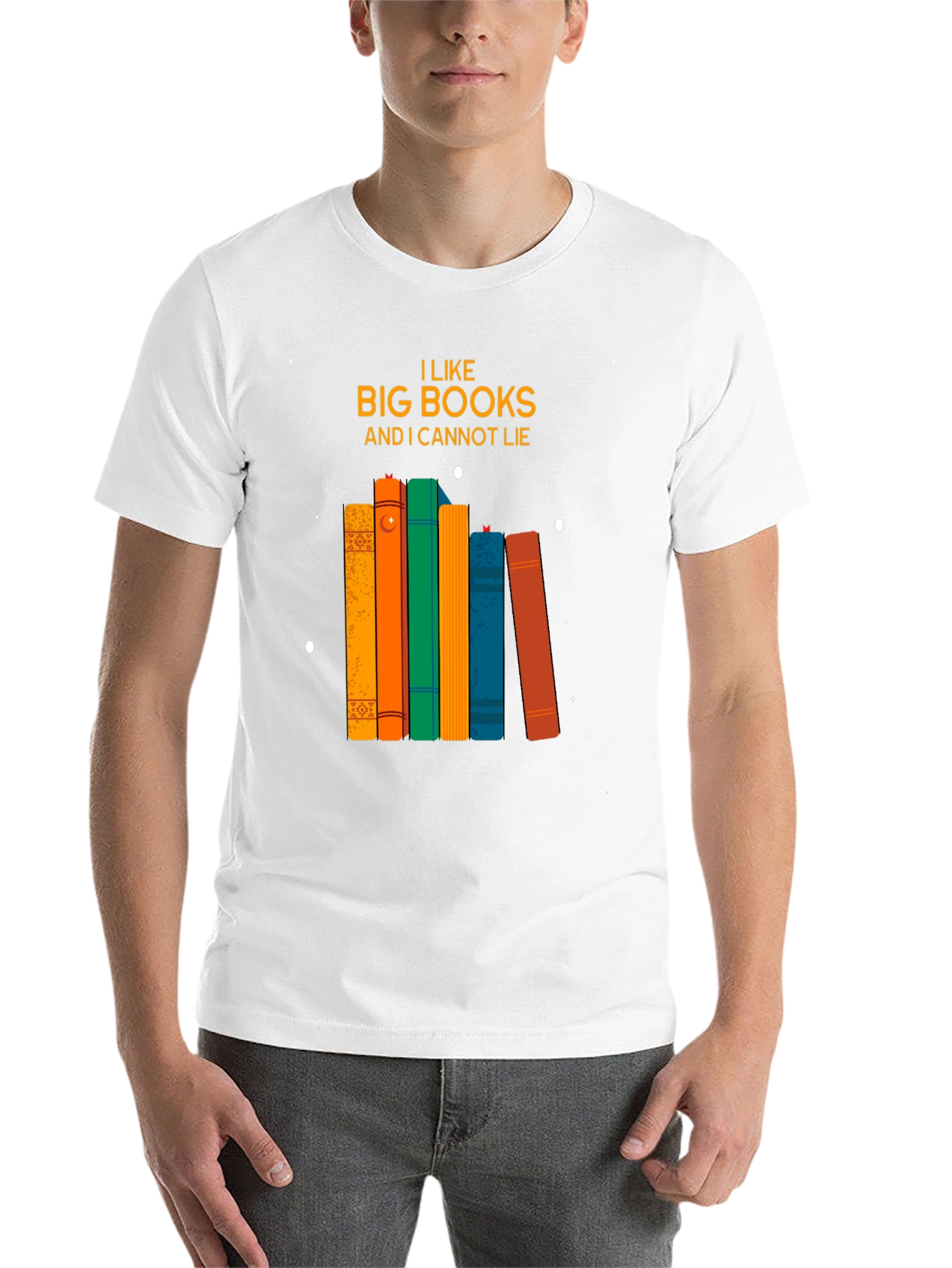 Black Big Books Graphic Tee - Funny Book Lover Shirt view 14