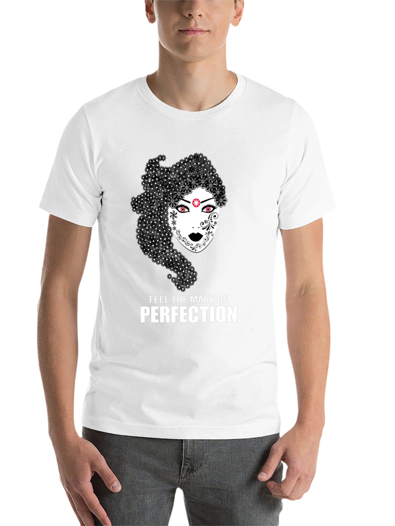 Black Mark of Perfection Graphic T-Shirt view 14