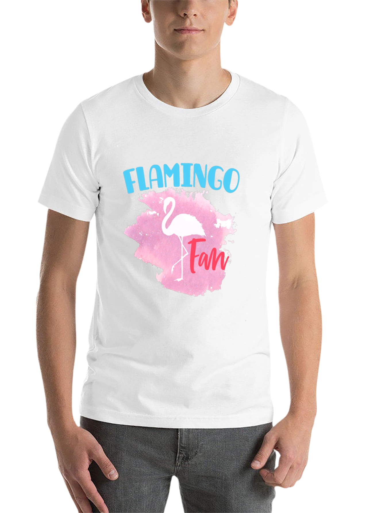 Black Flamingo Fan T-Shirt - Stylish Graphic Tee for Flamingo Lovers view 14