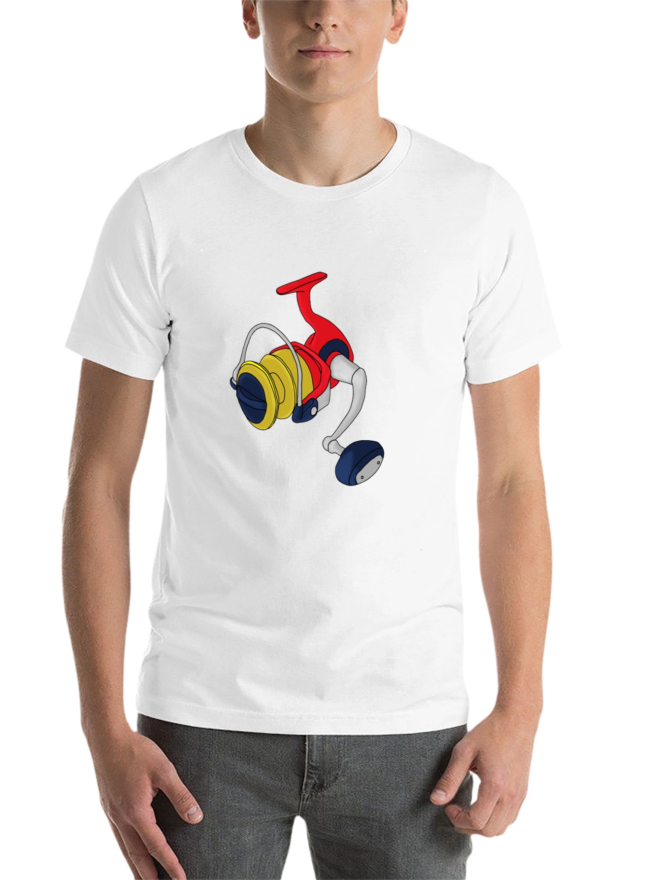 Fishing Reel Graphic Tee - Angler Gift - 14