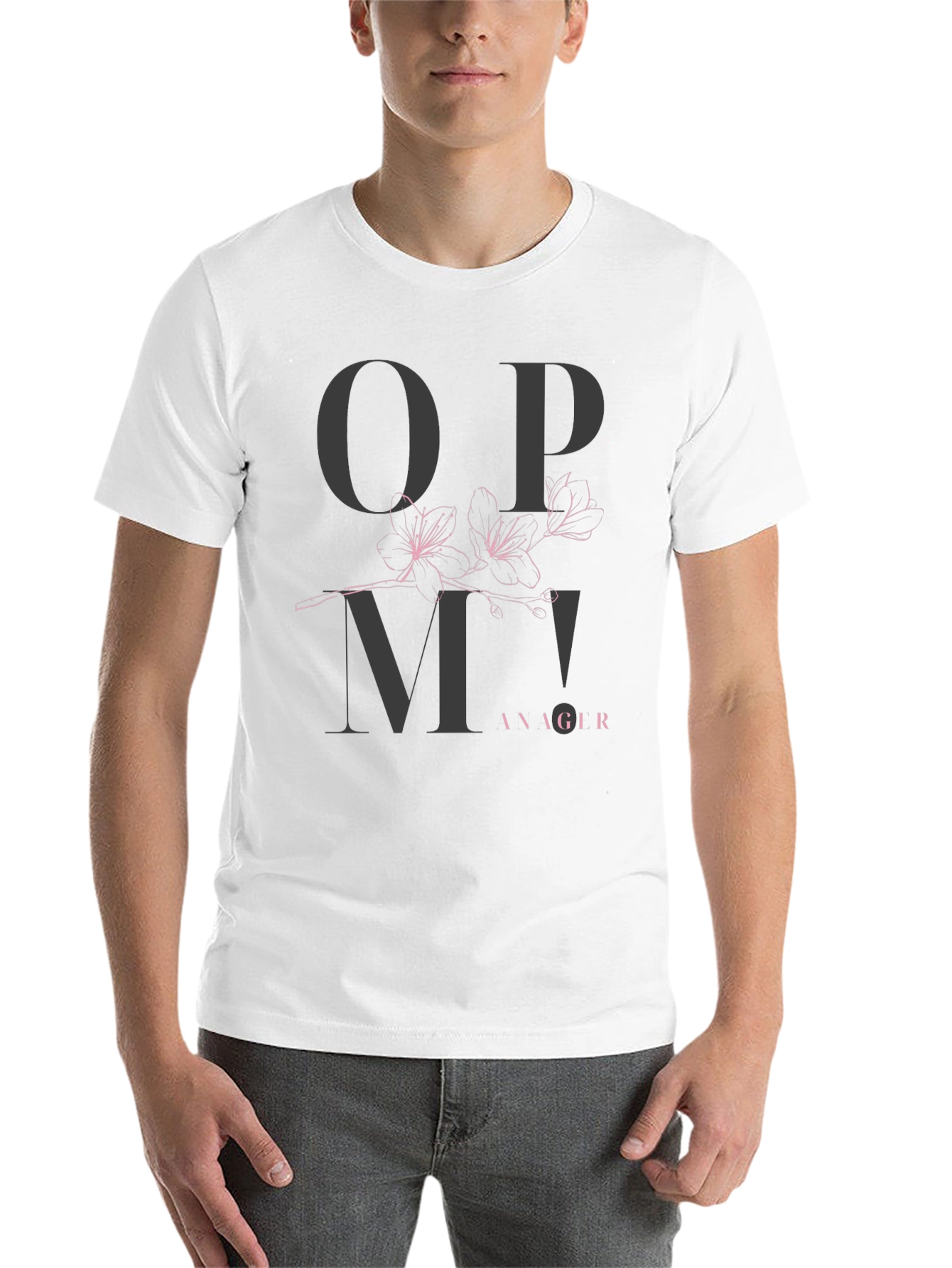 Black OPM Manager Black Graphic Tee view 14